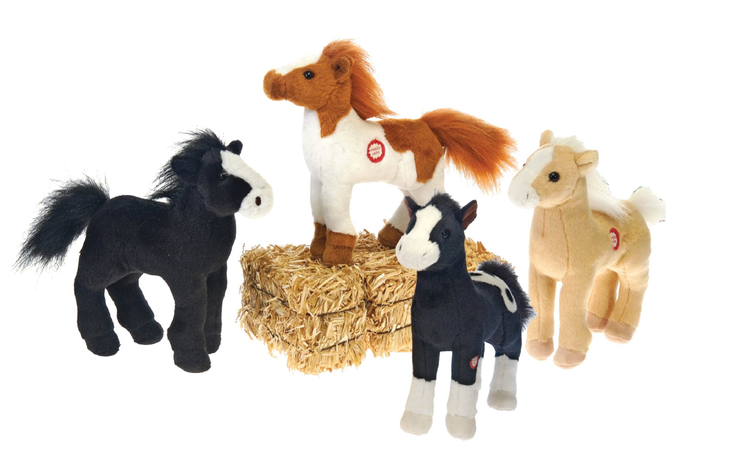 SMALL PLUSH NEIGHING STANDING HORSES WITH SOUND、mySite、g9winljtr