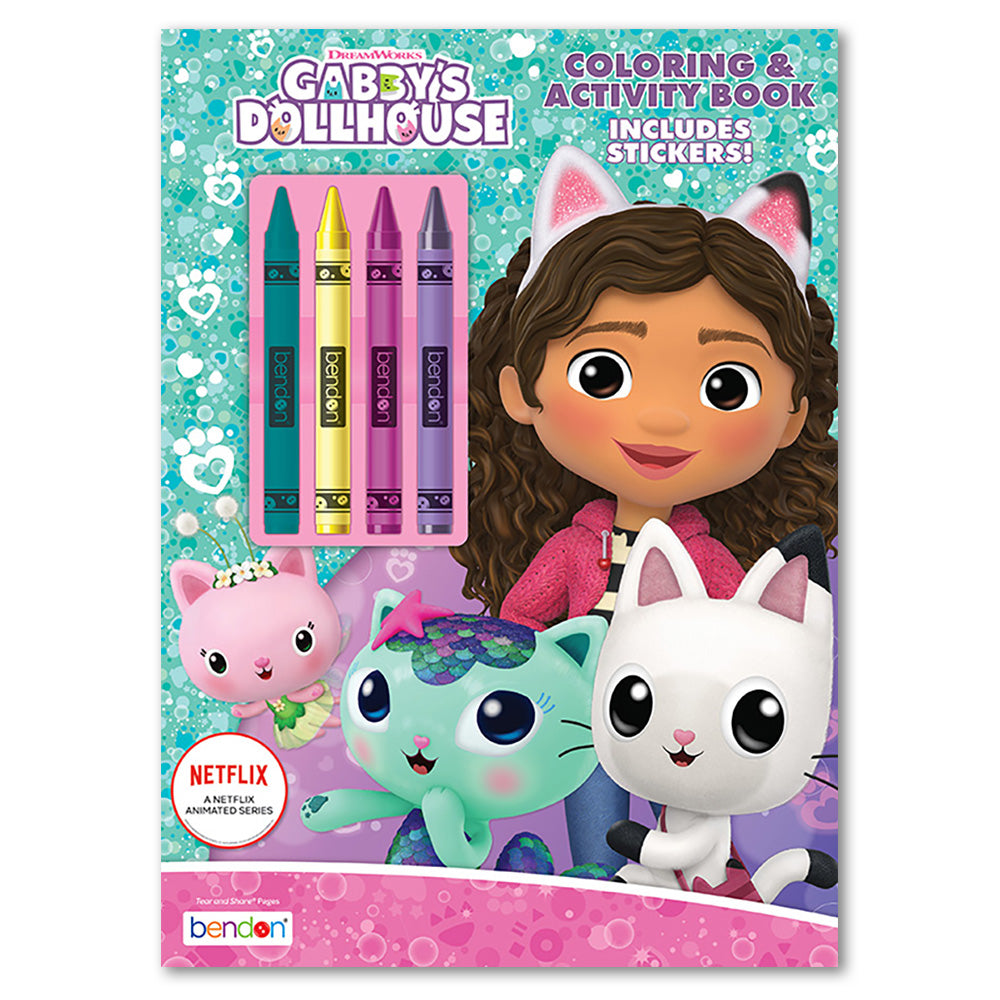  Gabby's Dollhouse Coloring & Activity Book with Stickers、mySite、ghnorth