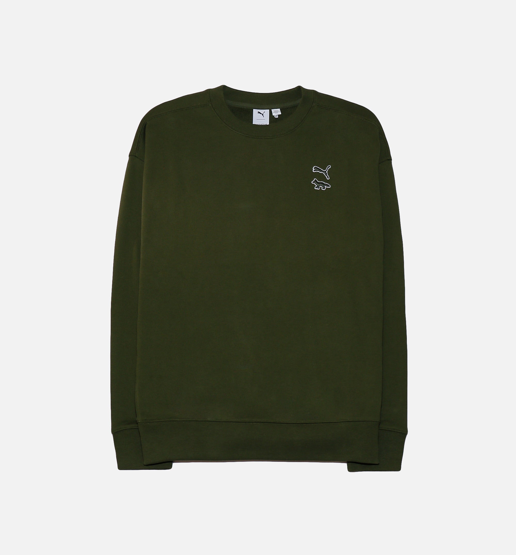 Maison Kitsune Crew Mens Crew - Green、mySite、dreamappss