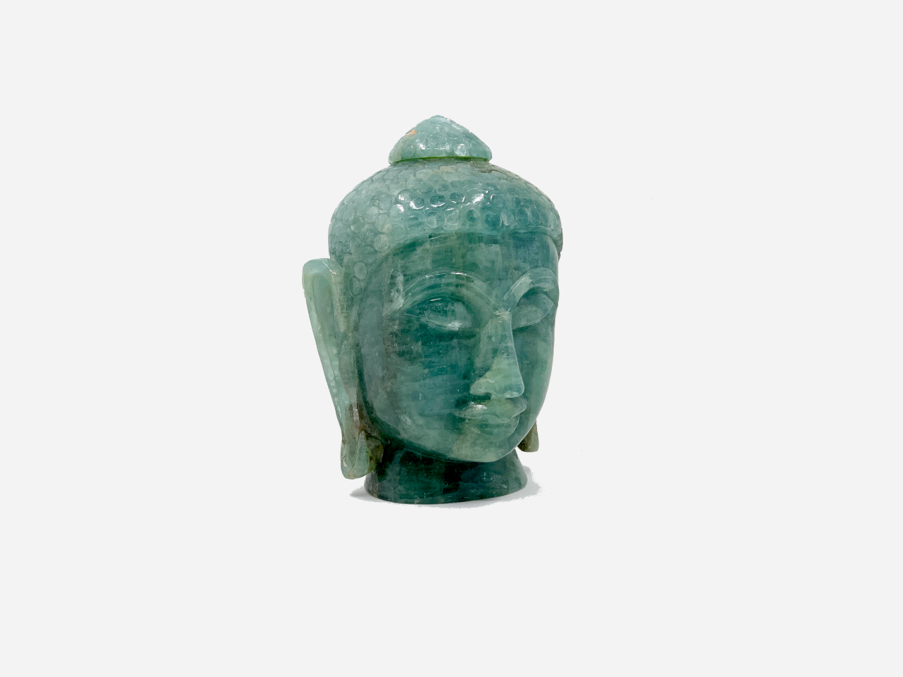Buddha Statue - Aquamarine (Small, 15.5 cm)、mySite、topwebapps