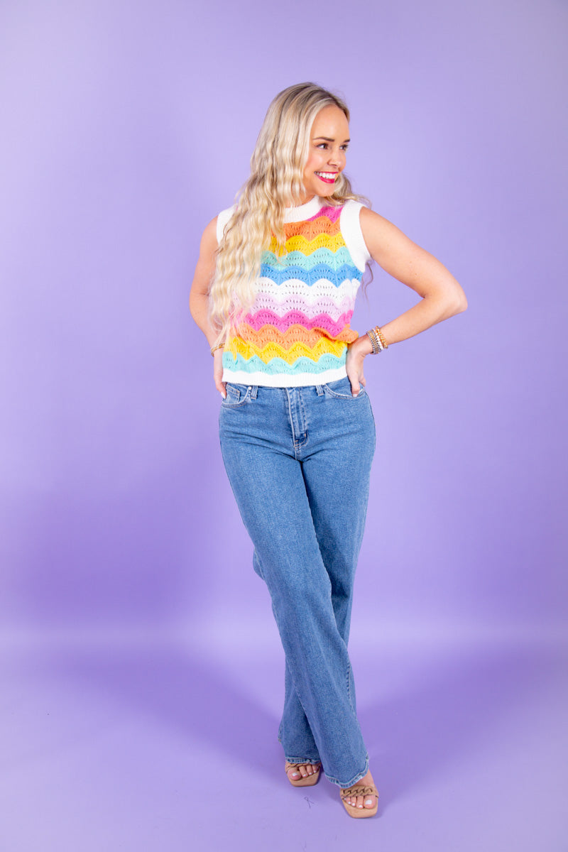 Over The Rainbow Sweater Vest、mySite、hinf8tx79