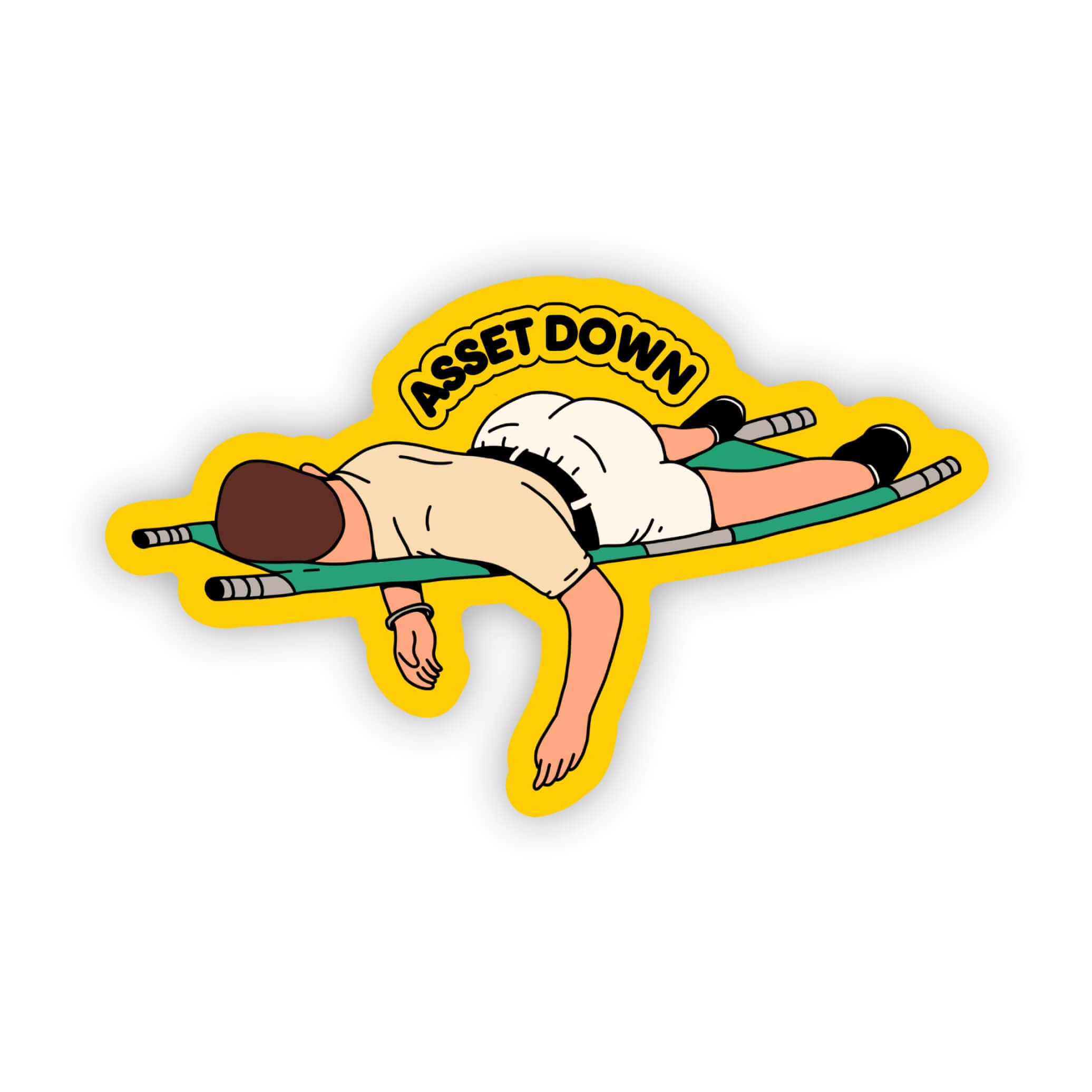  Asset Down Frankie Lapenna Sticker、mySite、elrpsem3k