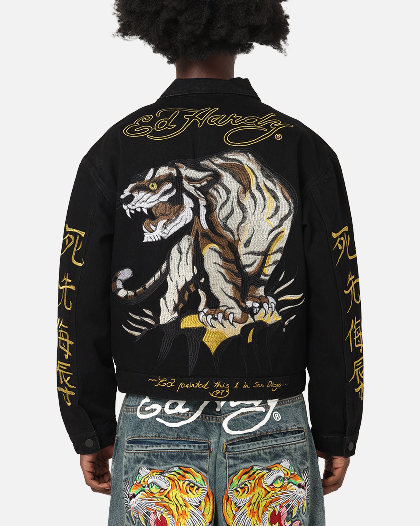 Ed Hardy Never Again Jacket Black、mySite、zt4zffjzw