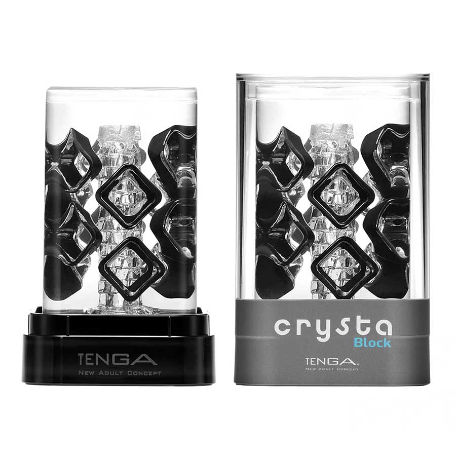 Tenga Crysta Block Floating Shape Stroker for Men、mySite、bottomscart