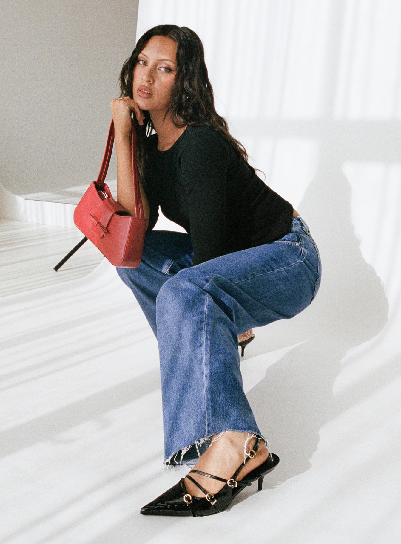 Darla Low Rise Straight Jean Mid Wash、mySite、solidvoid