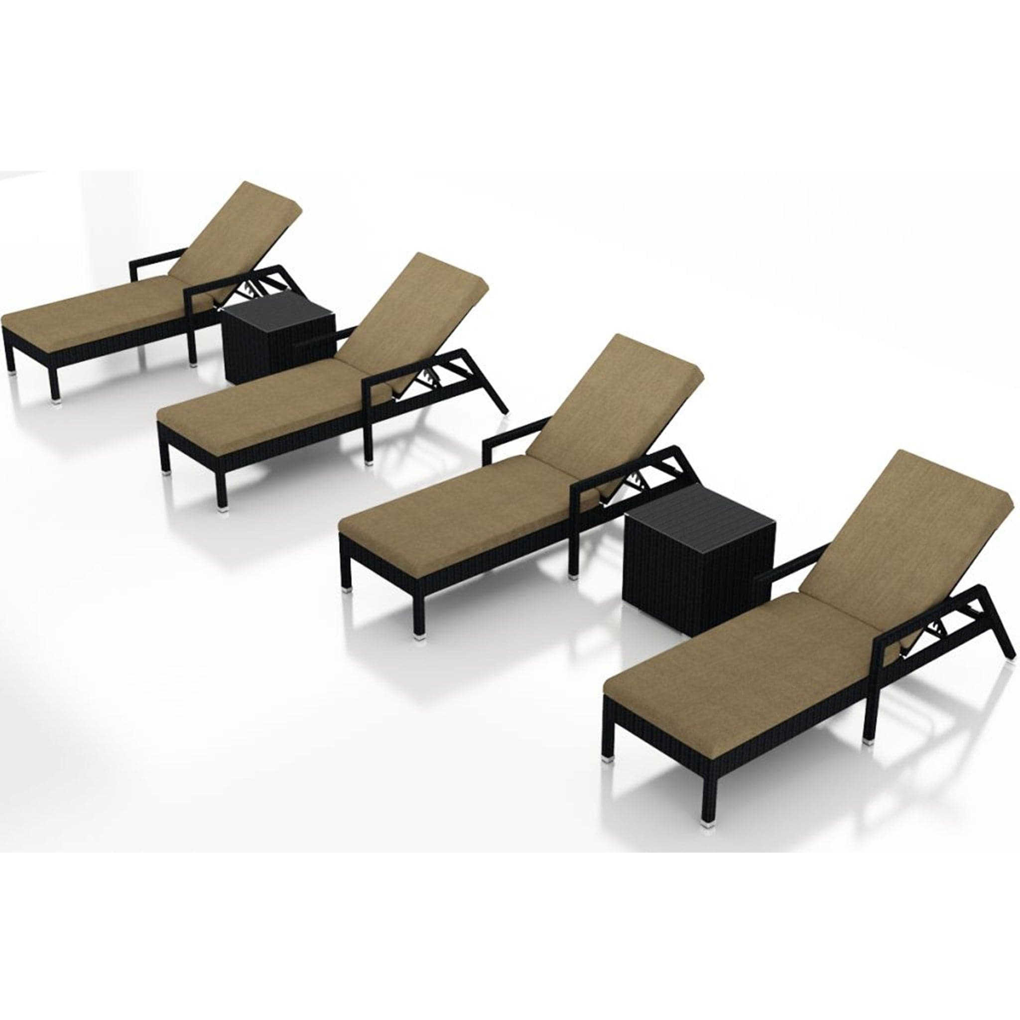 Urbana 6 Piece Reclining Chaise Lounge Set、mySite、neckold