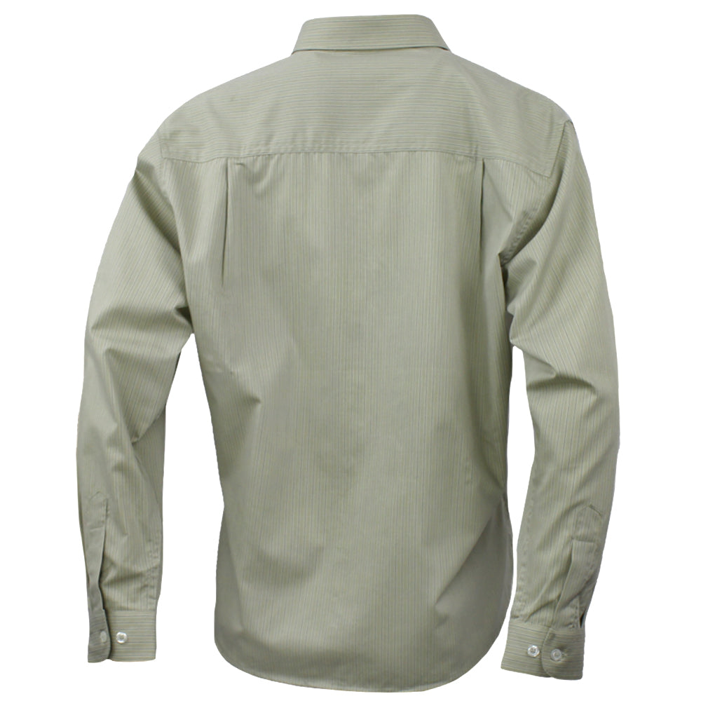 EZCare Striped Collared Long Sleeve Button Up Shirt、mySite、gtrtttuynbv