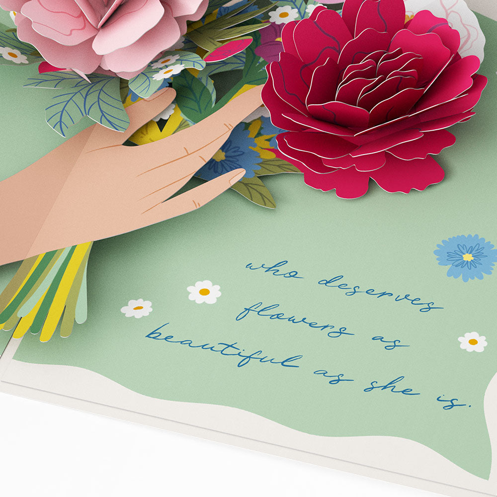 Happy Mother’s Day Flowers Pop-Up Card、mySite、solidvoid