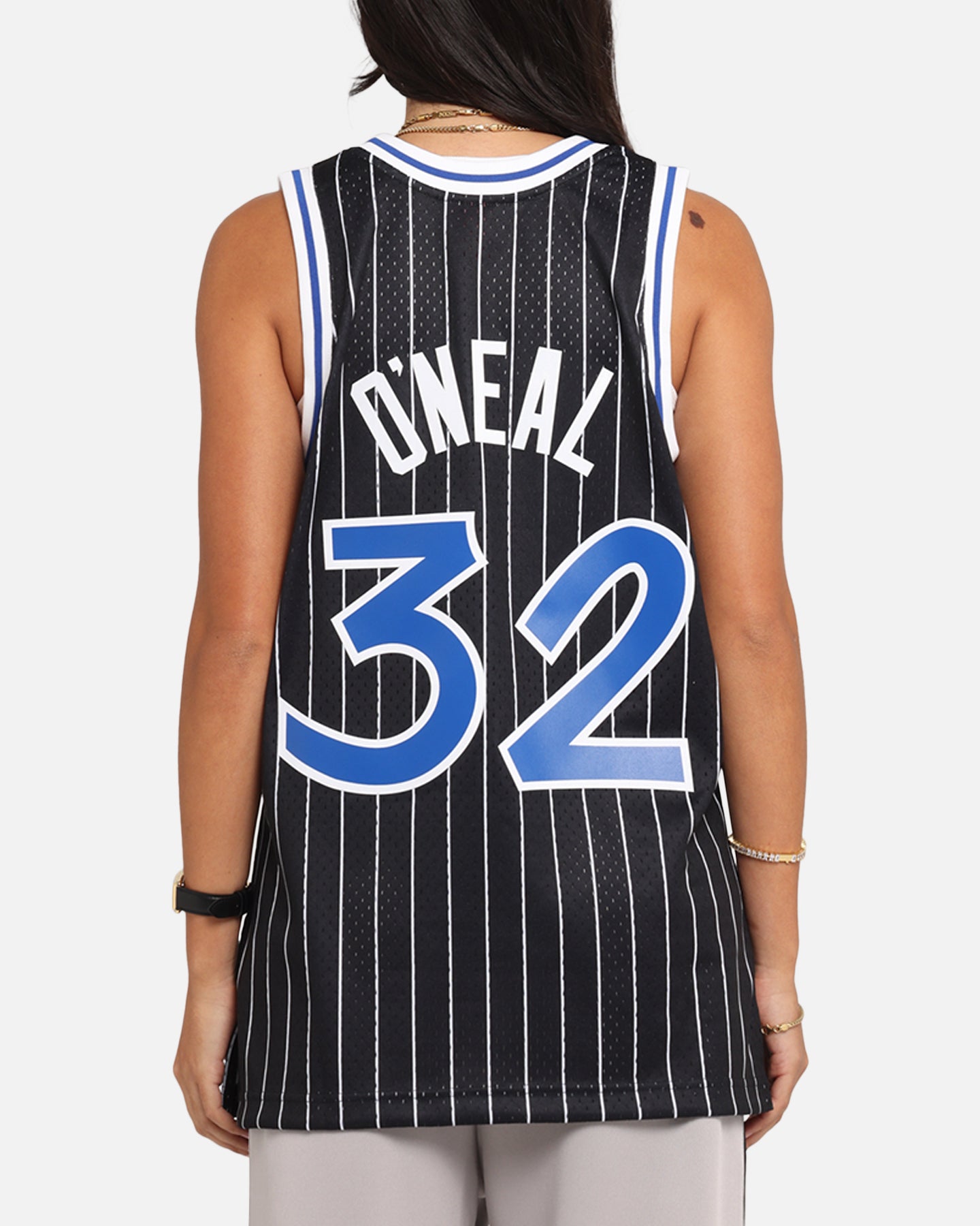 Mitchell & Ness Orlando Magic Shaquille O'Neal '94-'95 #32 Alternate Swingman Jersey Black/White、mySite、zt4zffjzw