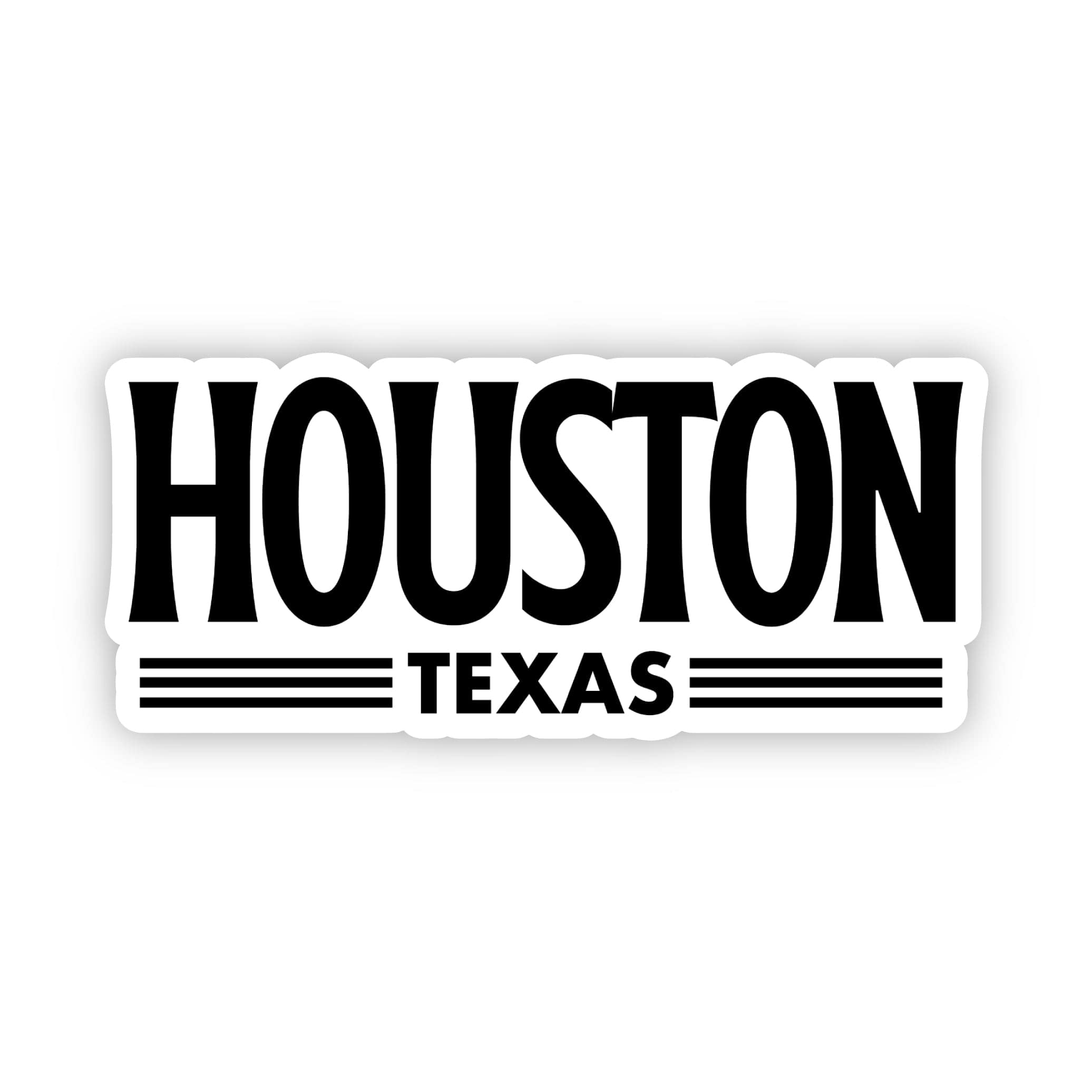 Houston Texas Text City Sticker、mySite、ghnorth