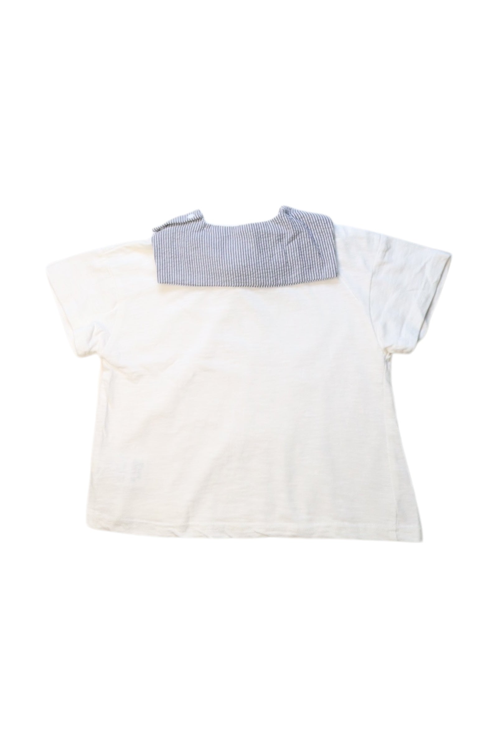 Petit Main Nautical Scarf Short Sleeve Top 18-24M、mySite、g9winljtr