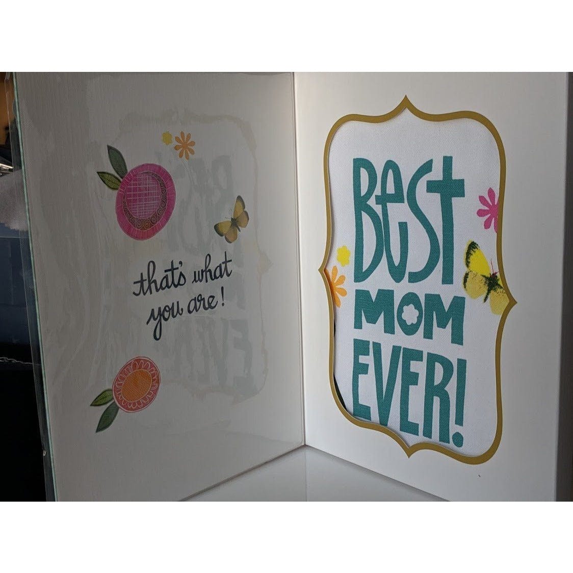 Best Mom EVER Tea Towel with Card-Great Gift Idea! *、mySite、g9winljtr