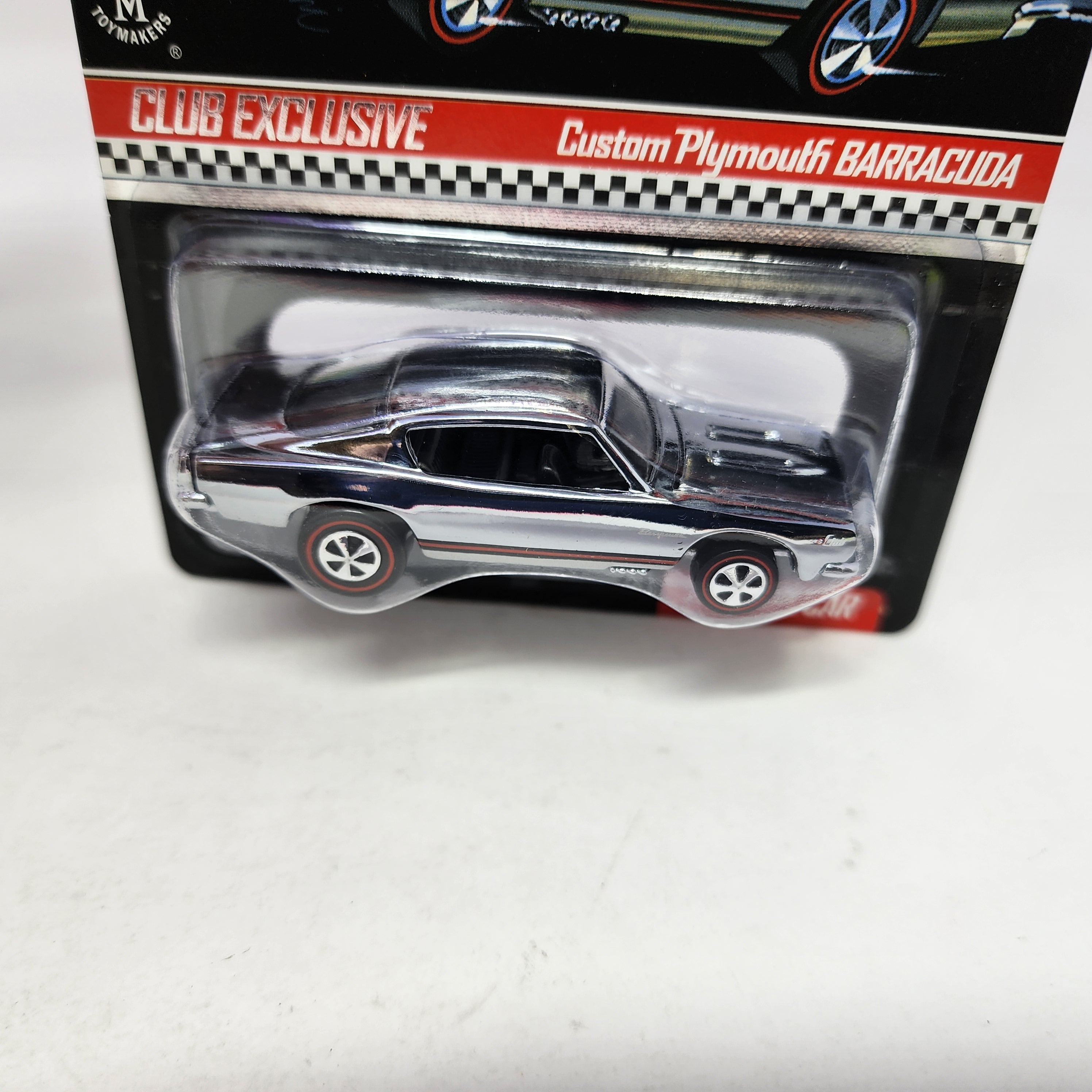 Custom Plymouth Barracuda Chrome * Hot Wheels Red Line Club RLC Exclusive、mySite、hgirdovlk