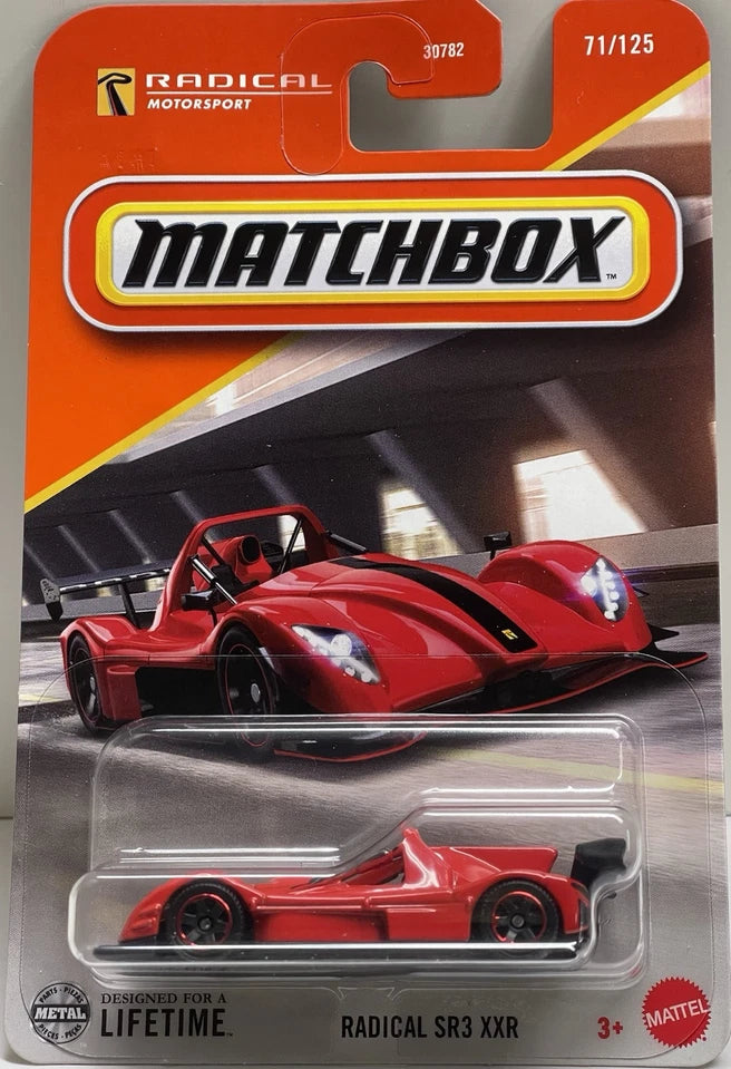 Radical SR3 XXR #71 * RED * 2025 Matchbox Basic Case E、mySite、hgirdovlk