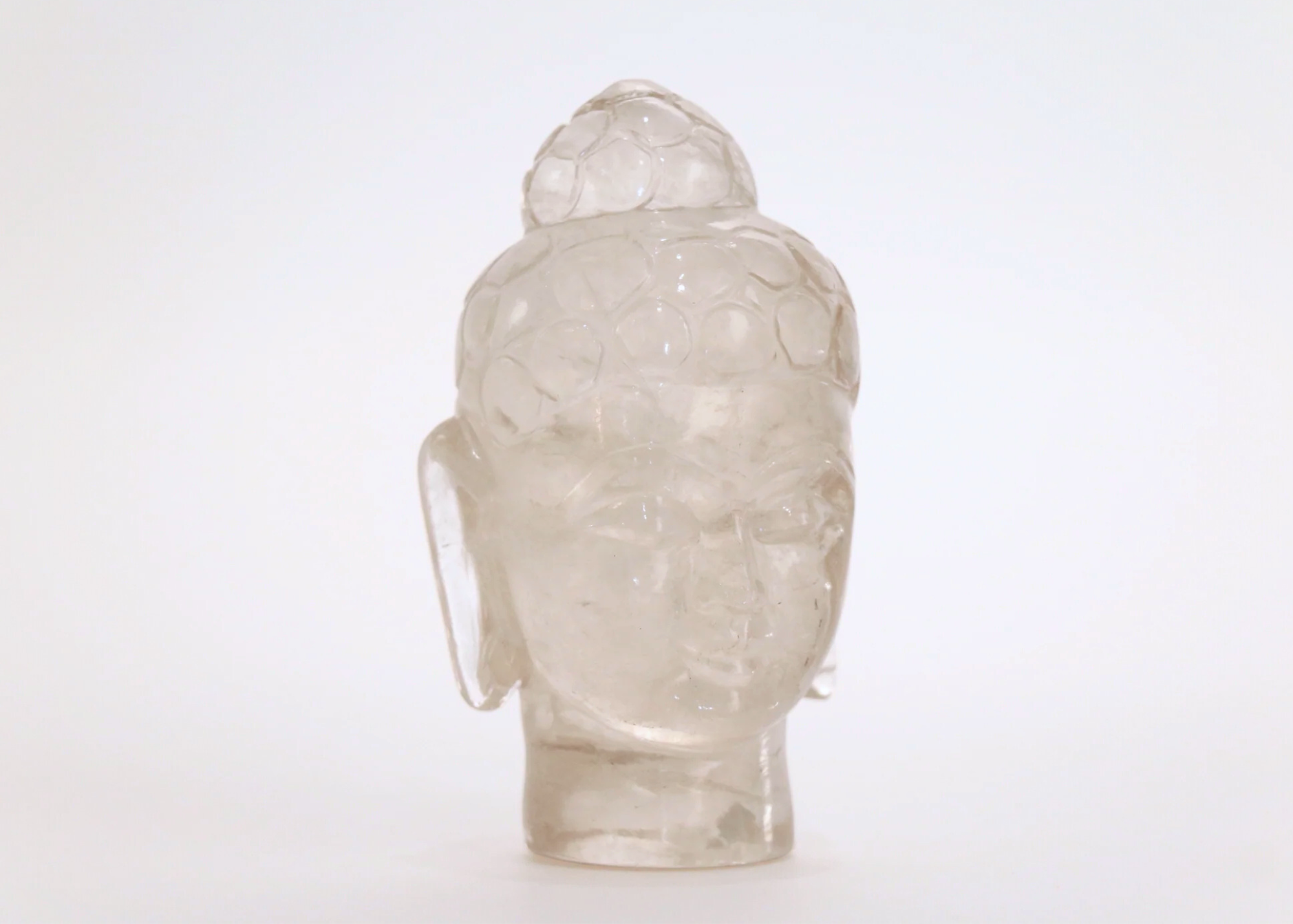 Buddha Head - Clear Quartz、mySite、topwebapps