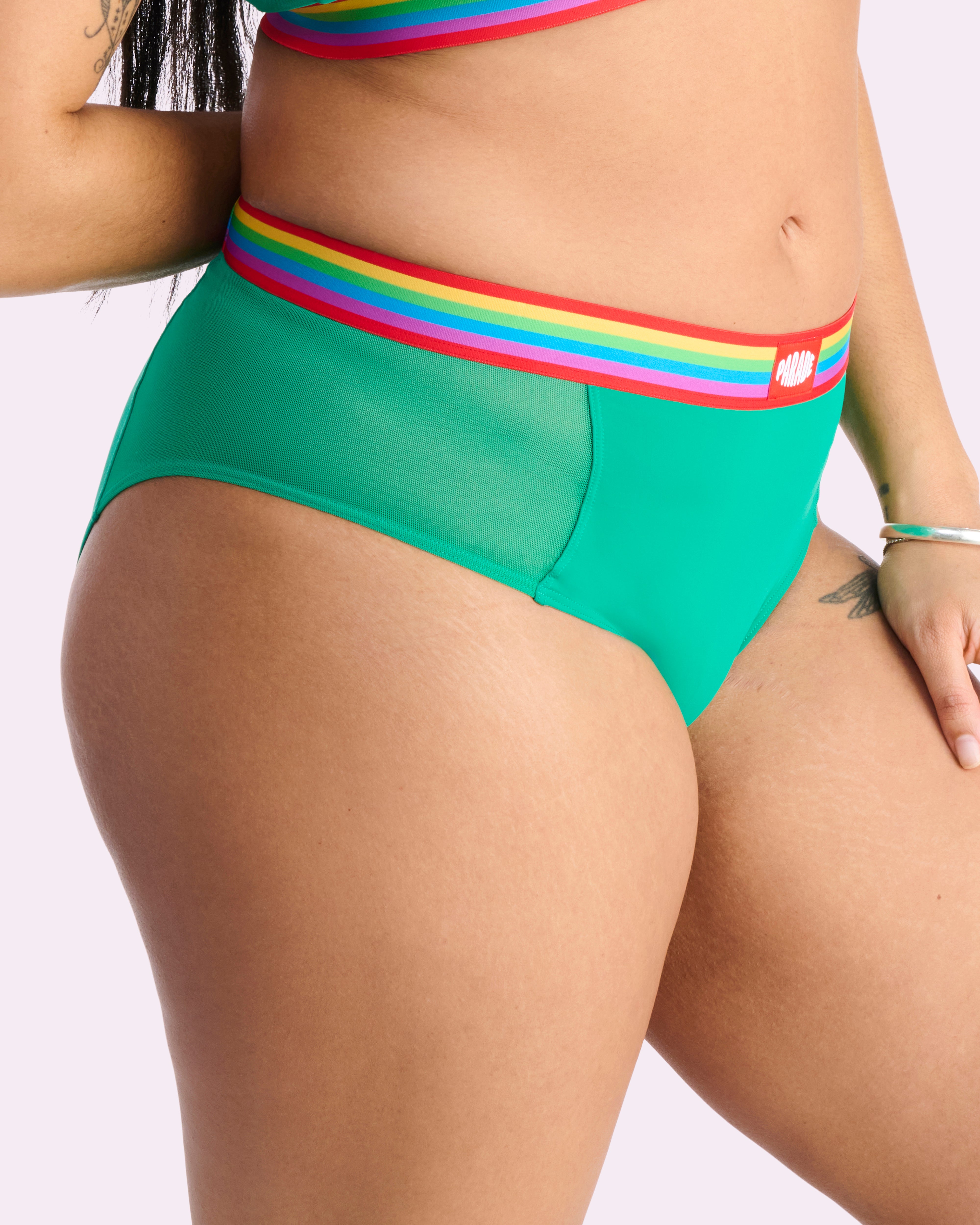 Re:Play High Waisted Brief | Ultra-Soft Re:Play (Golf Green)、mySite、bengalsvssteelers