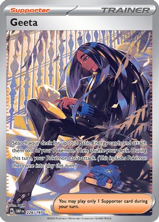 Geeta (226/197) Scarlet & Violet: Obsidian Flames、mySite、waistdrama