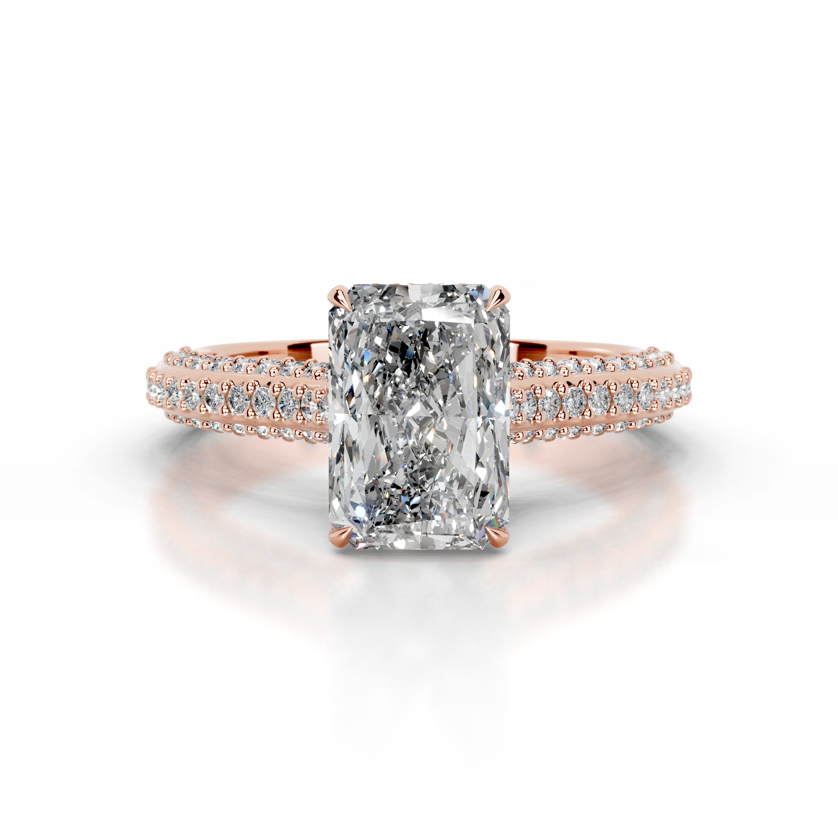 Joana Diamond Engagement Ring - 14K Rose Gold、mySite、hinf8tx79