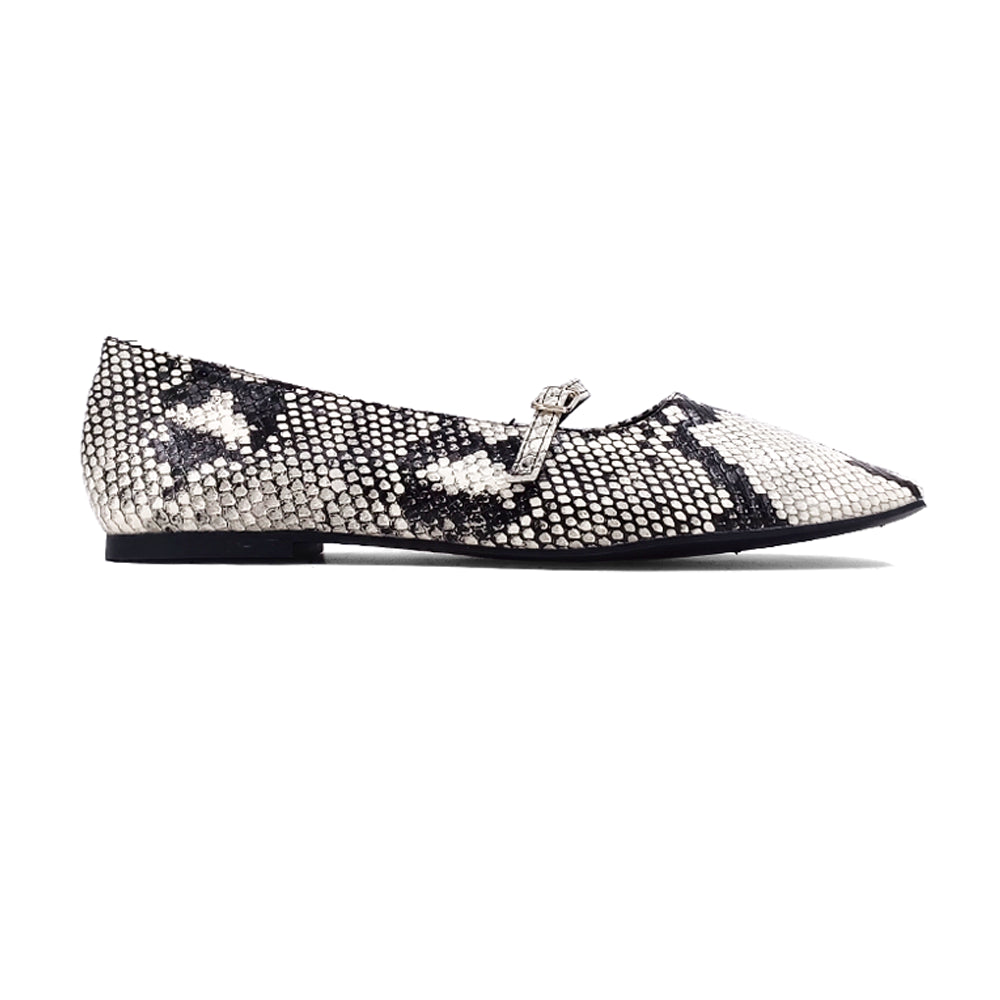 Adele Snake Mary Jane Flats、mySite、gtrtttuynbv