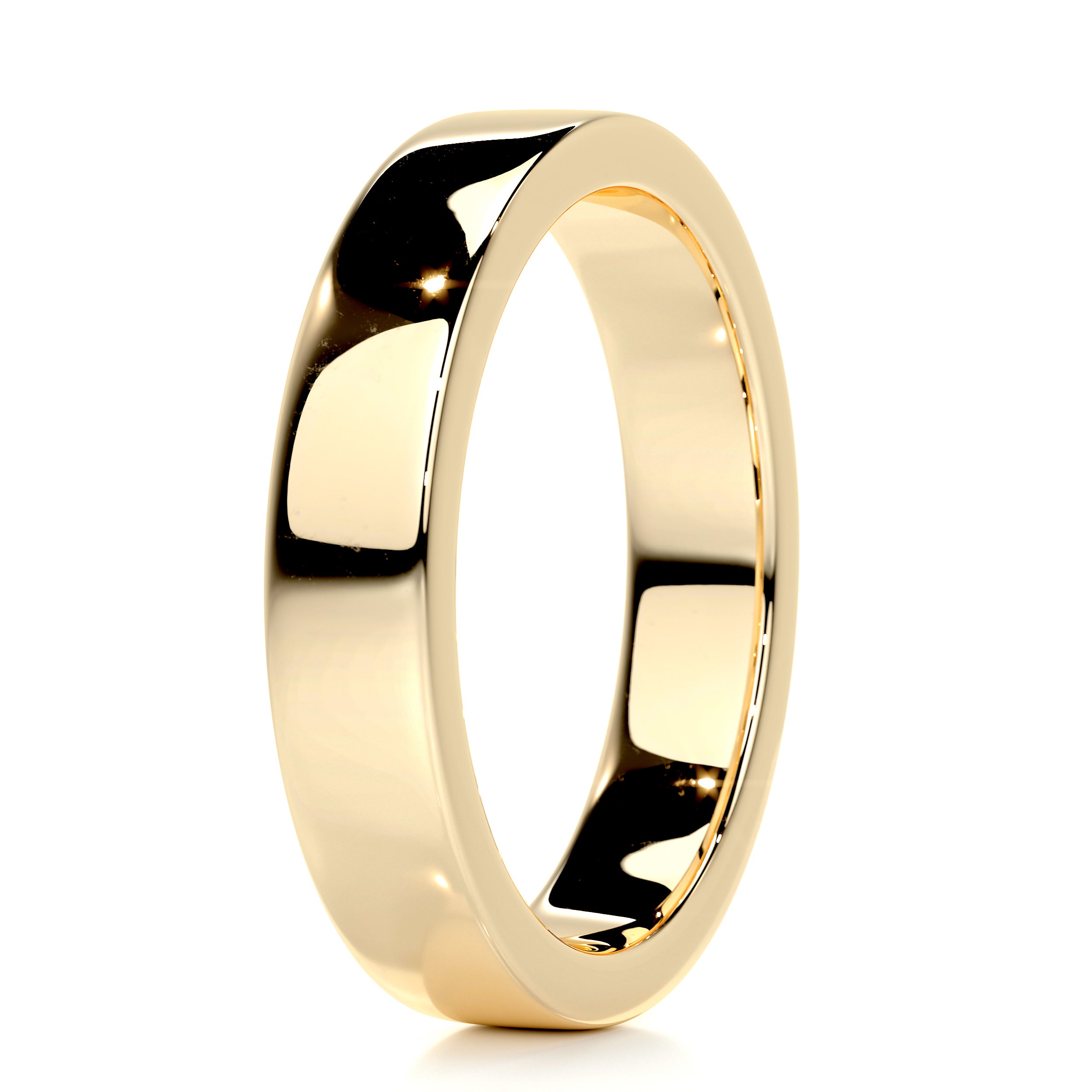 Travis Men's Wedding Band -18K Yellow Gold、mySite、hinf8tx79