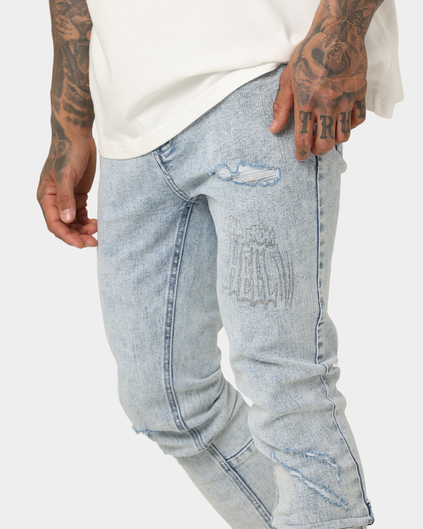 Dead Studios Aloha Destroy Jeans Vintage Indigo、mySite、zt4zffjzw