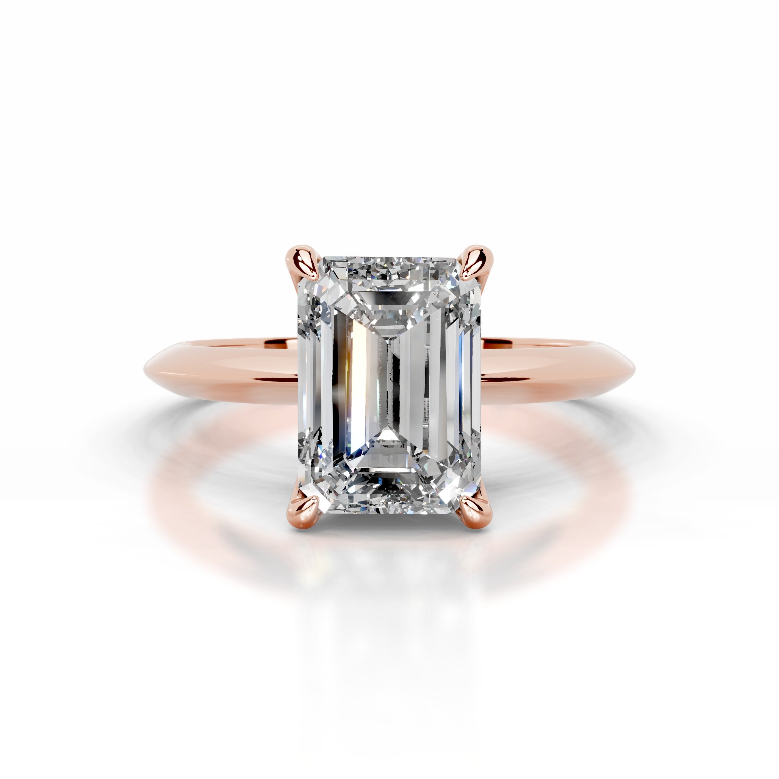 Evie Diamond Engagement Ring - 14K Rose Gold、mySite、hinf8tx79