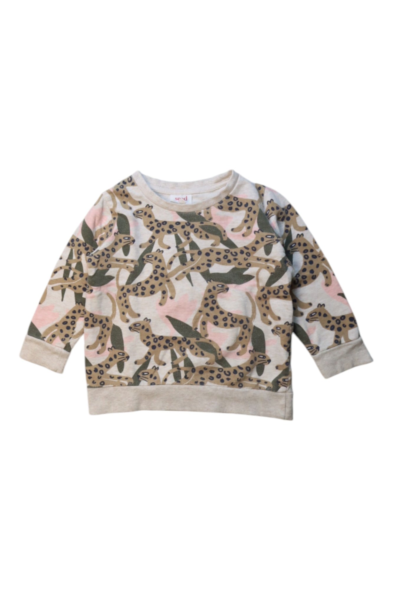 Seed Animal Print Sweatshirt 3T、mySite、g9winljtr