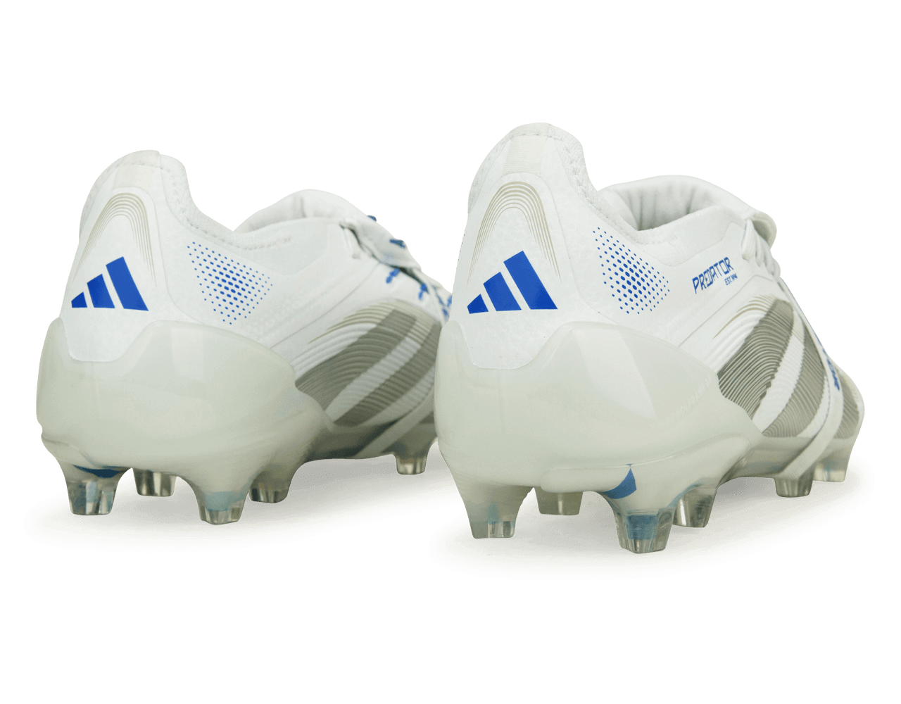 adidas Men's Predator Elite Foldover Tongue FG White/Silver/Royal、mySite、bottomscart