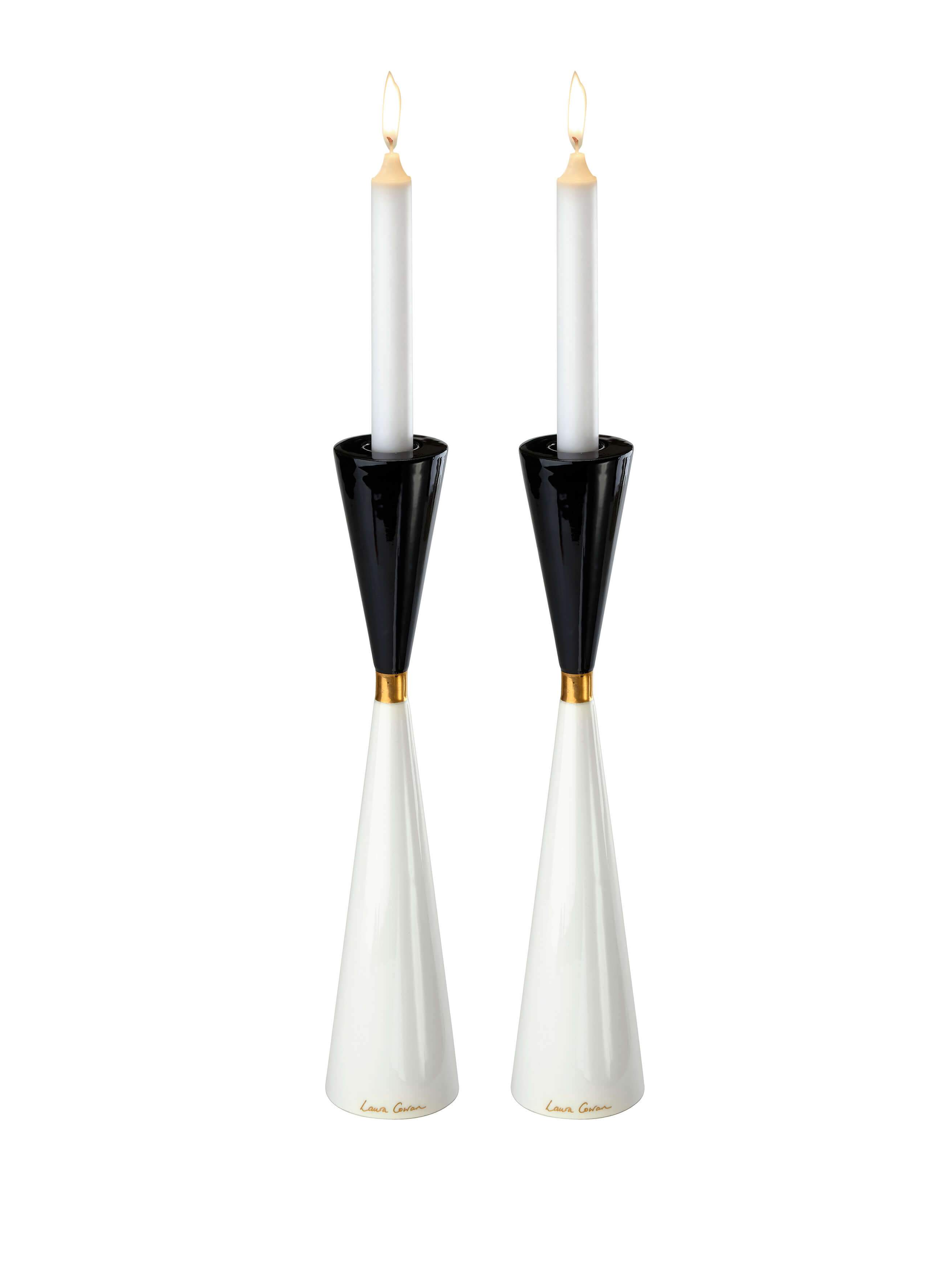 Night and Day Candlesticks - Gold by Laura Cowan、mySite、topwebapps