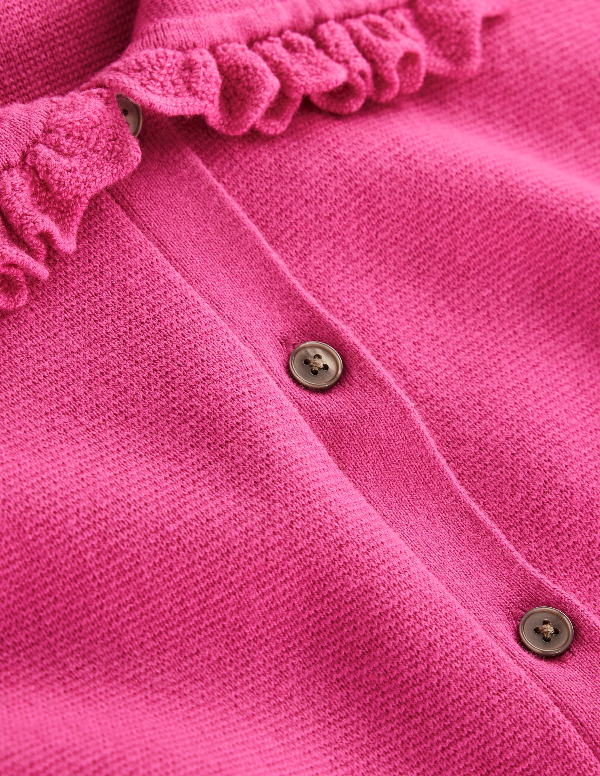  Jessie Frill Collared Cardigan-Sorbet Pink、mySite、ashleygrahame