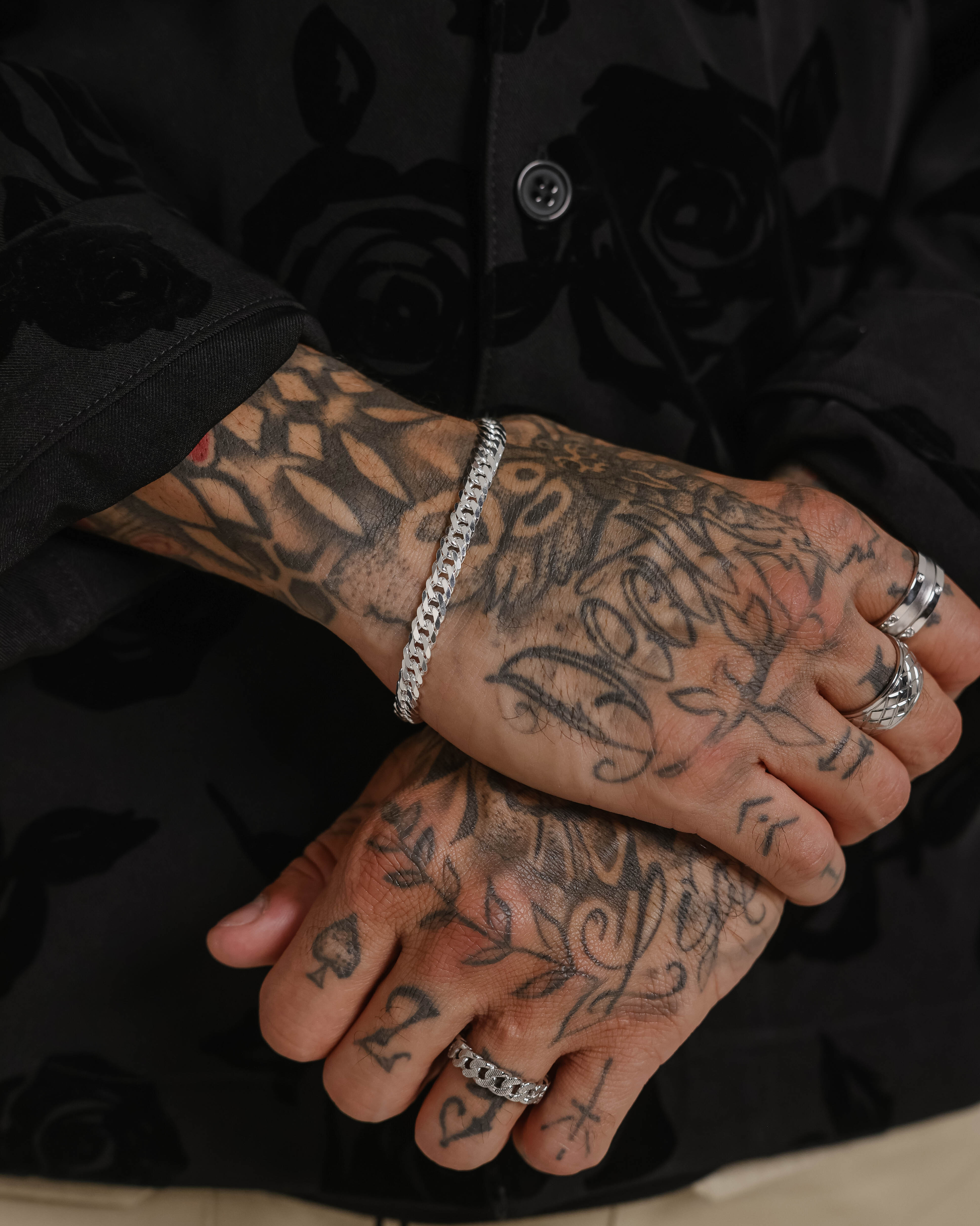 House Of Auric 6.4mm Double Curb Bracelet Sterling Silver、mySite、zt4zffjzw