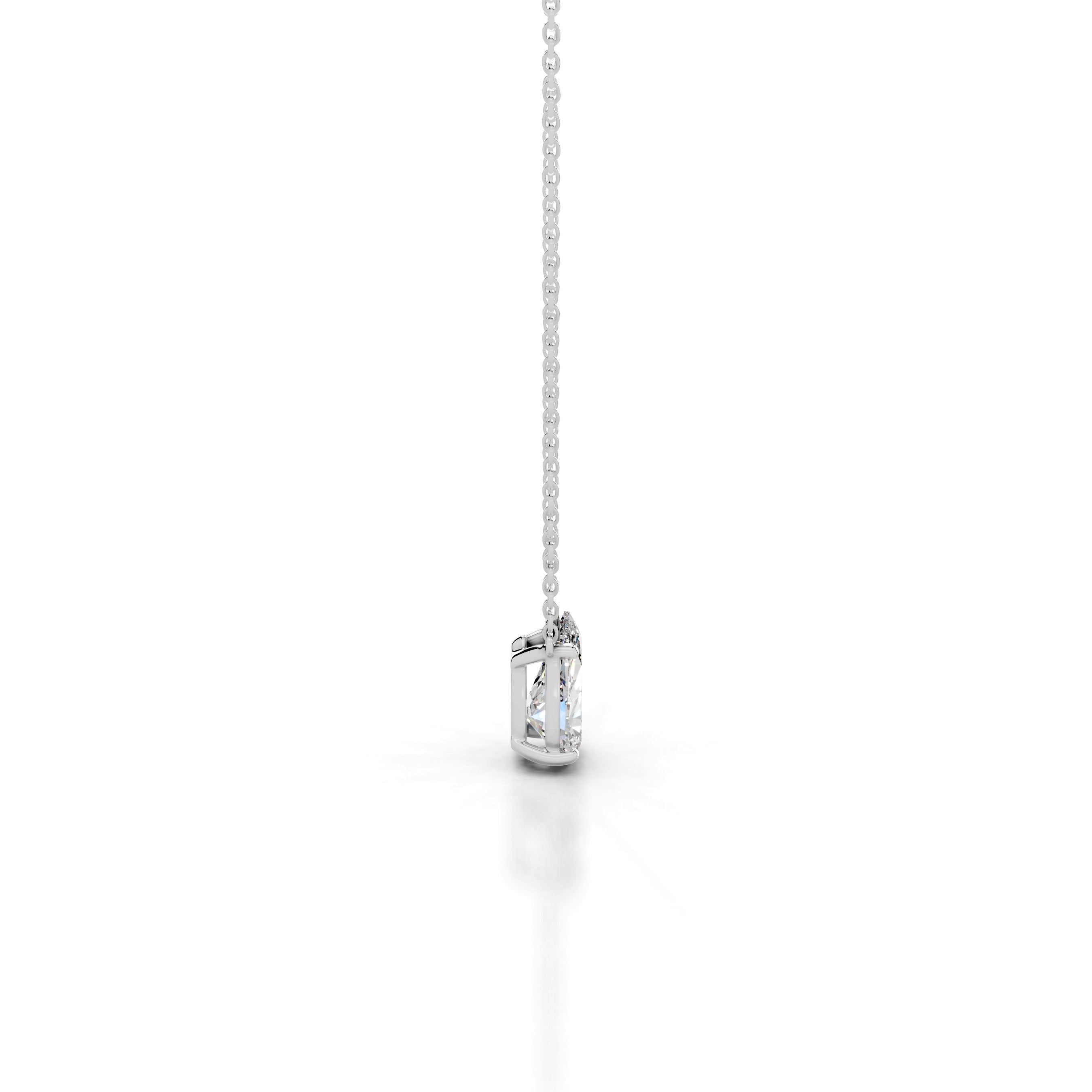 Mary Diamond Pendant - 18K White Gold、mySite、hinf8tx79