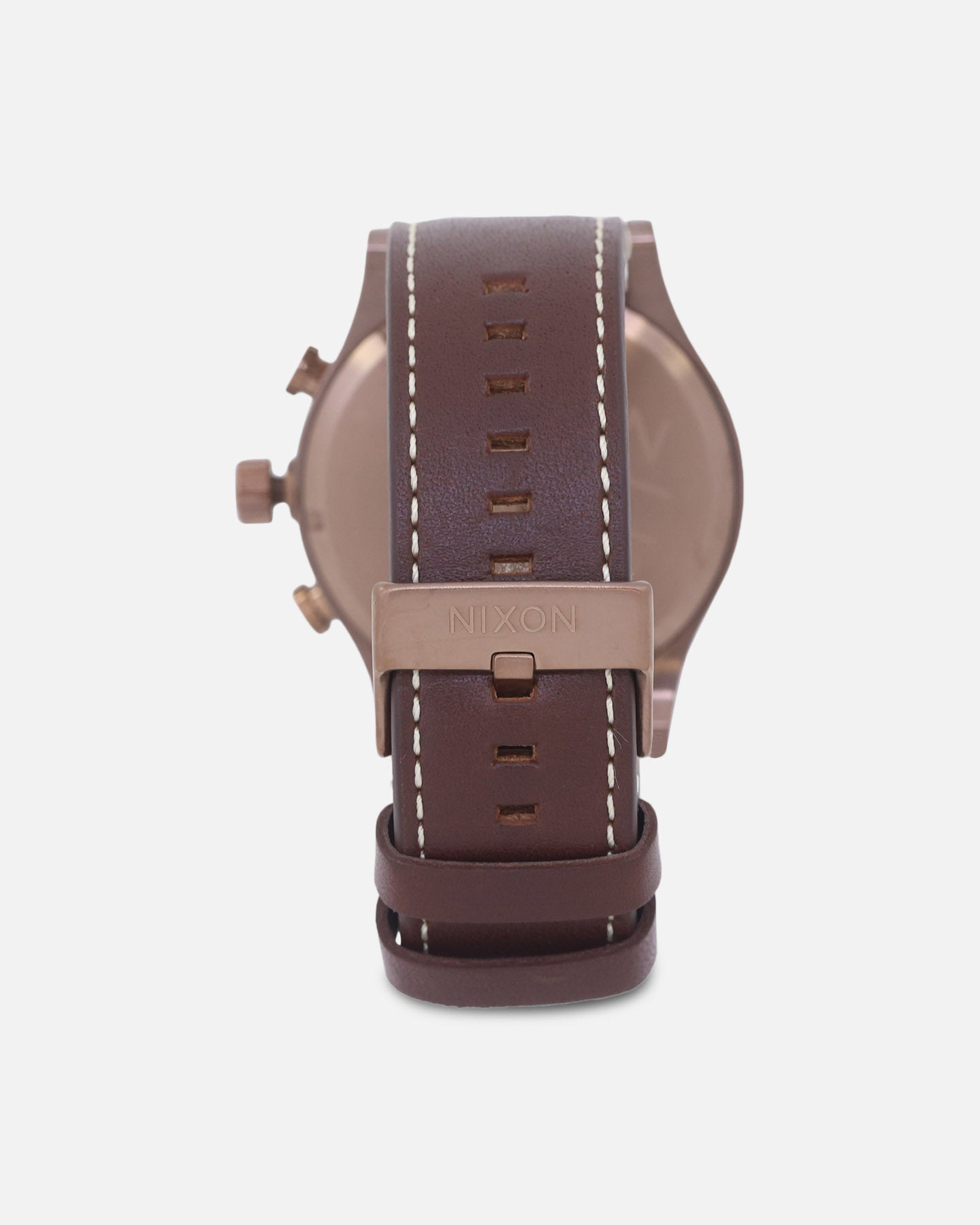 Nixon 51-30 Chrono Leather Watch Chocolate/Dark Roast Brown、mySite、zt4zffjzw