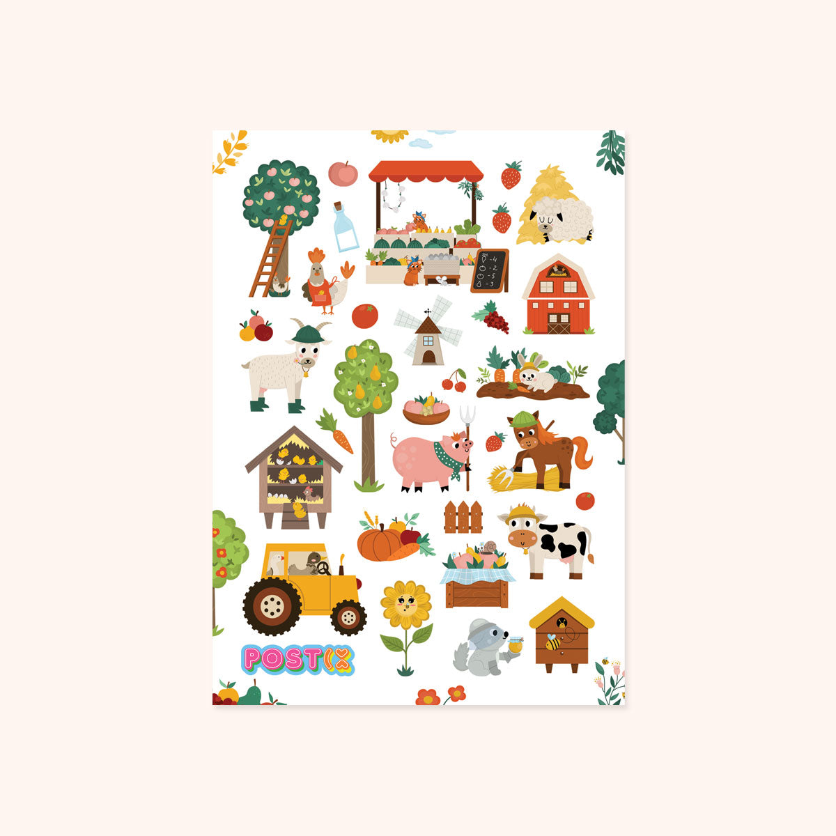  Pasture Pals Sticker Sheet、mySite、ghnorth