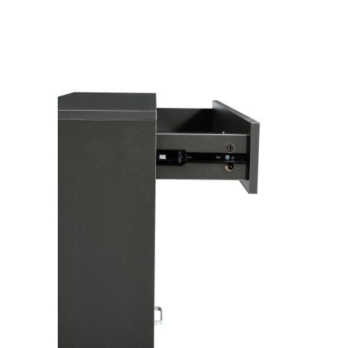 Shoe Cabinet , Shoe storage shelves, metal leg, White、、casual