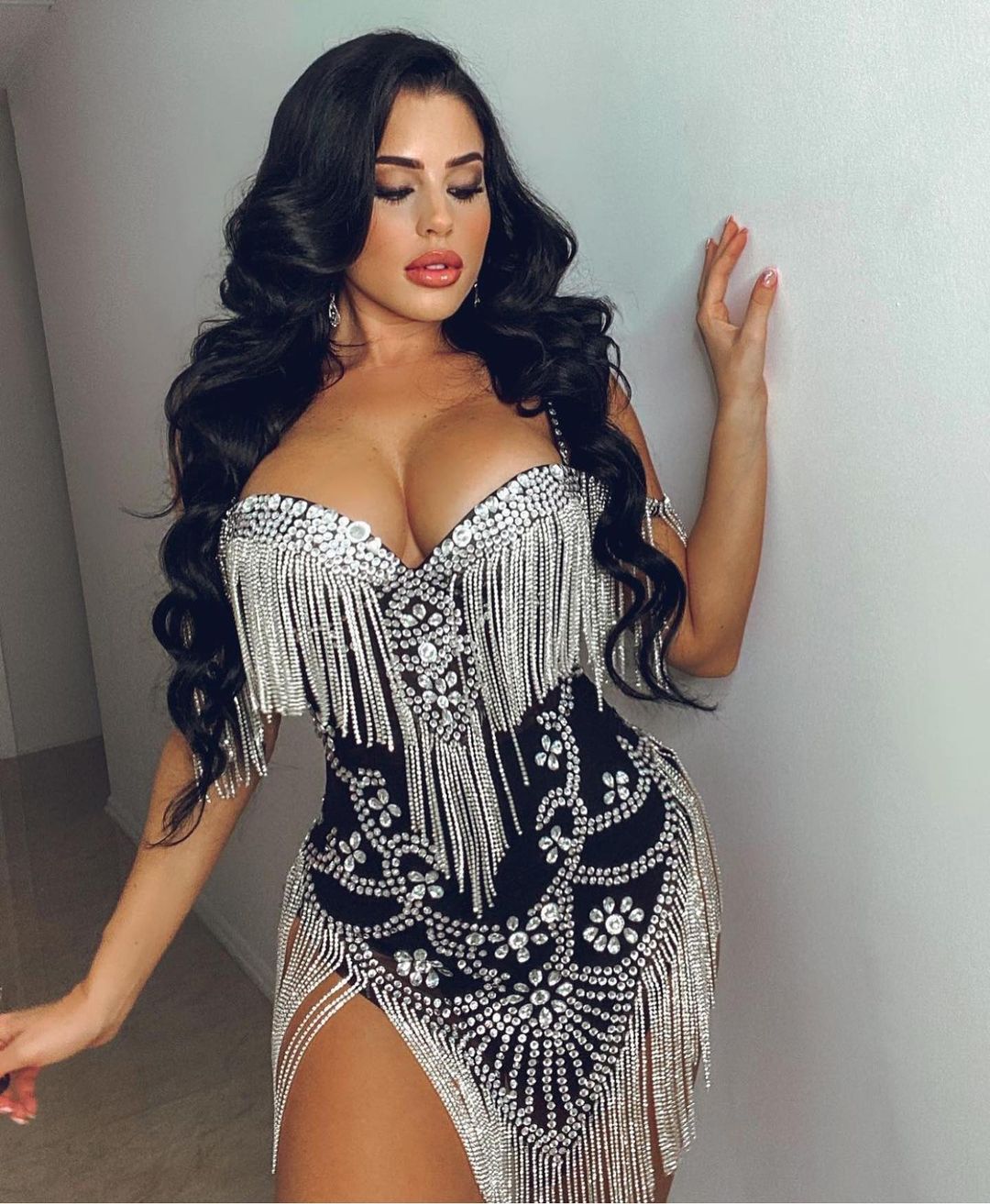  Camila Black Crystal Dress、mySite、merchandisen