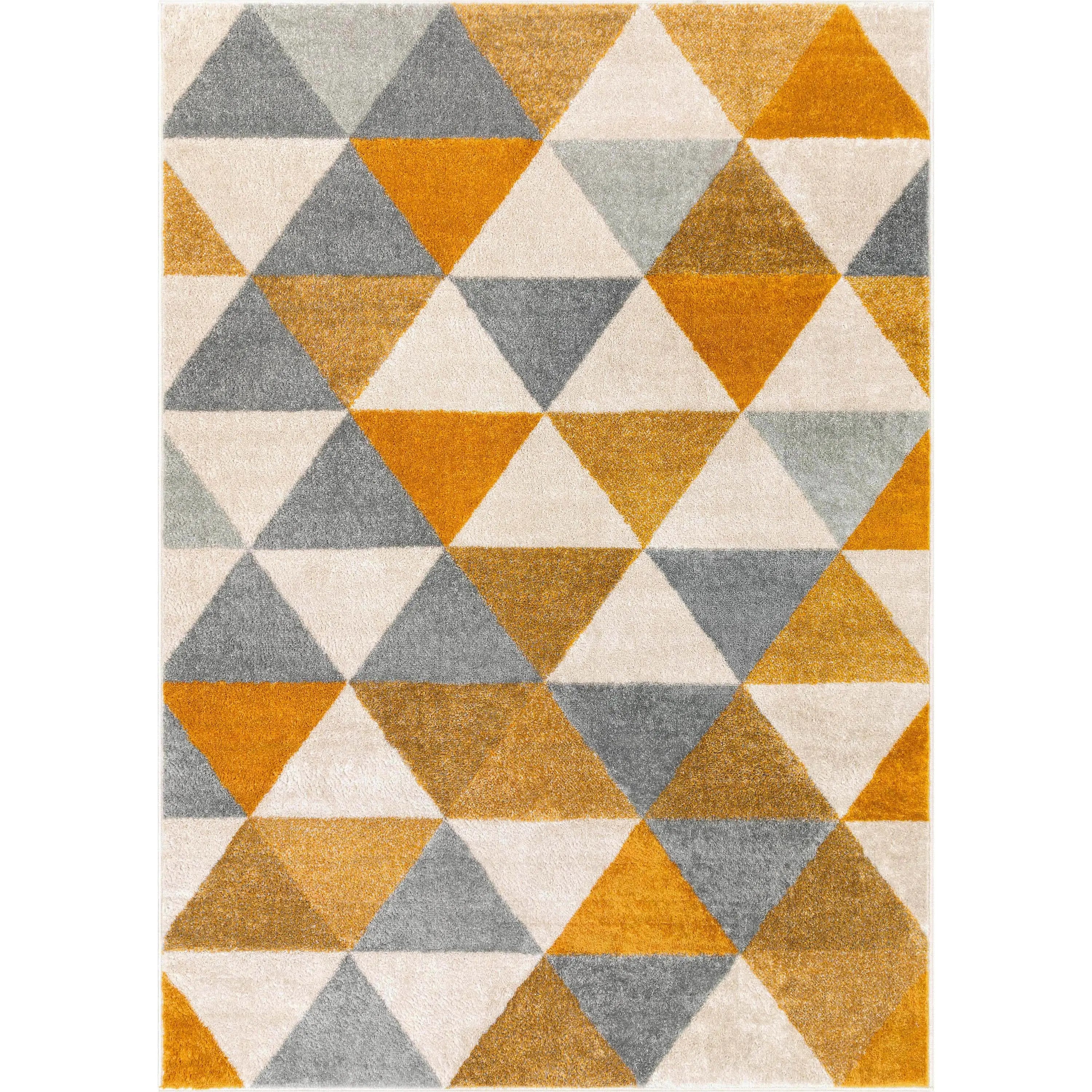 Alvin Gold Modern Geometric Rug、mySite、gigharbornorthrealestate