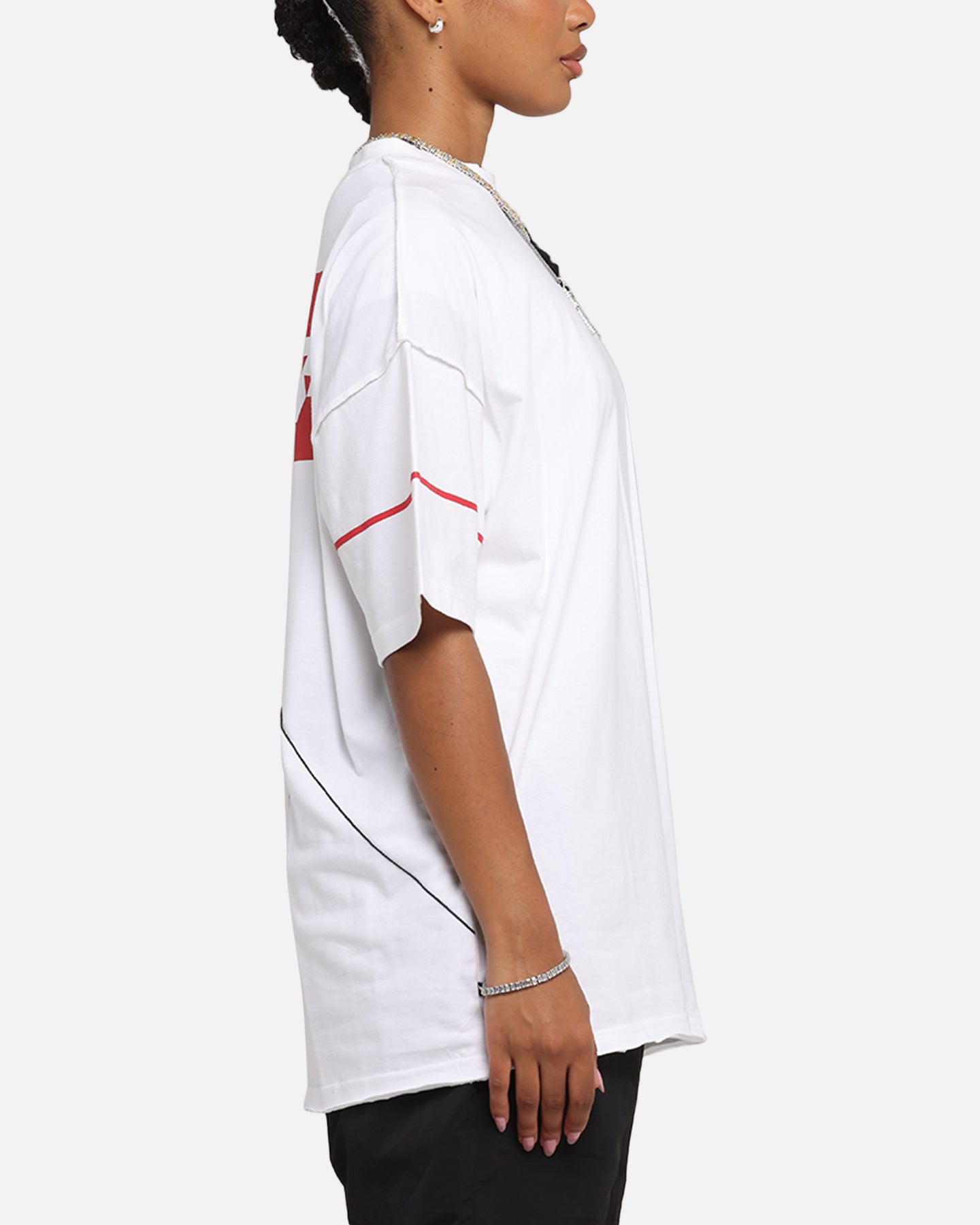 The Anti Order Azero Non Seam Oversized T-Shirt White/Red、mySite、zt4zffjzw