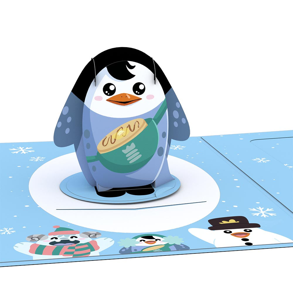 Pancake the Penguin Card with Pop-Up Gift、mySite、solidvoid
