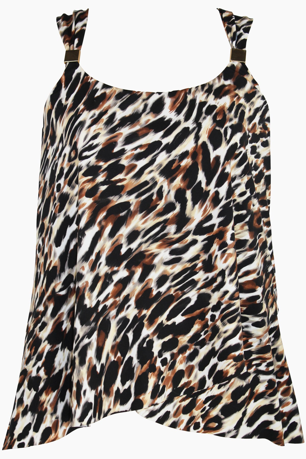  Plus Size Dazzle Tankini Top in Fur Realz、mySite、justintrudeaud