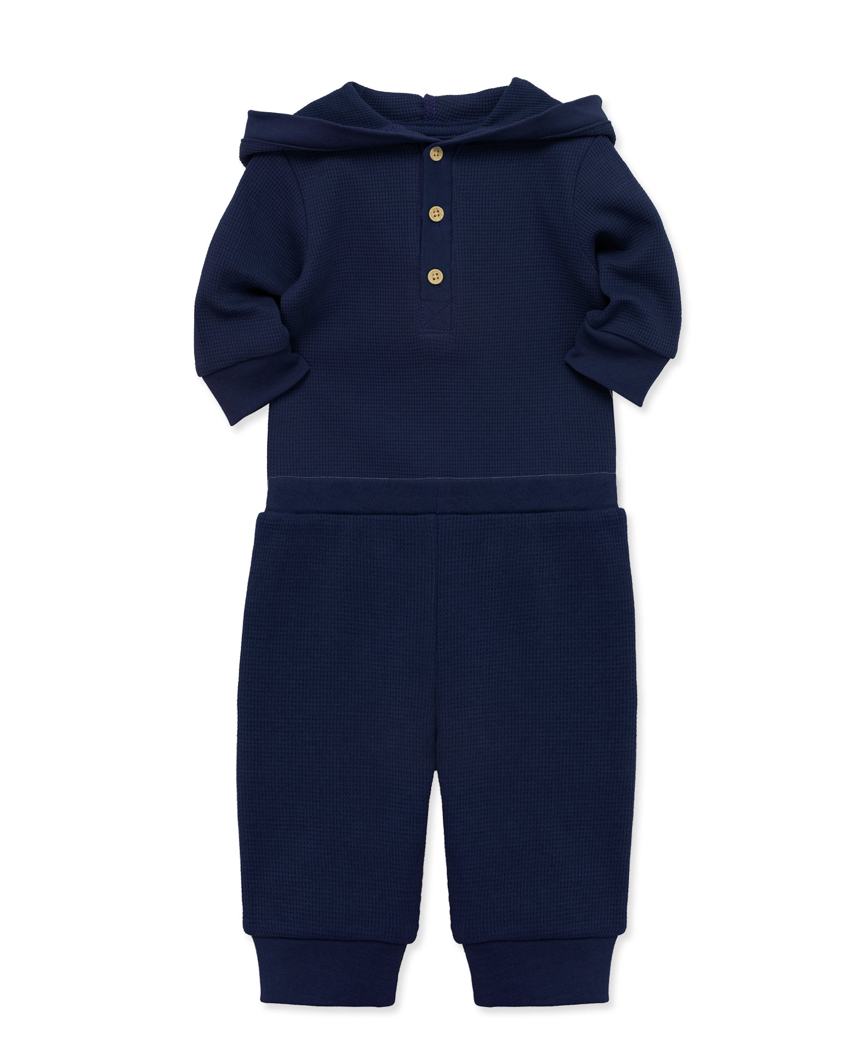 Navy Waffle Knit Bodysuit & Pant Set、mySite、layawaytickets