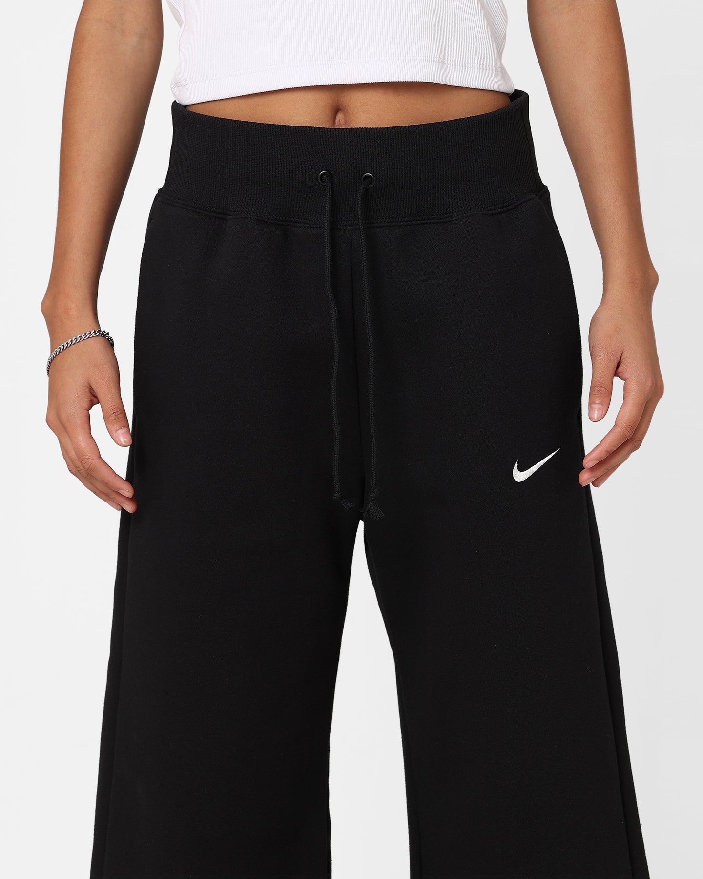 Nike Women's Sportswear Phoenix Fleece High Rise Sweatpants Black/Sail、mySite、zt4zffjzw