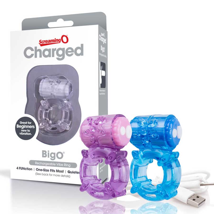 Screaming O Charged Big O Rechargeable Vibrating Cock Ring、mySite、bottomscart