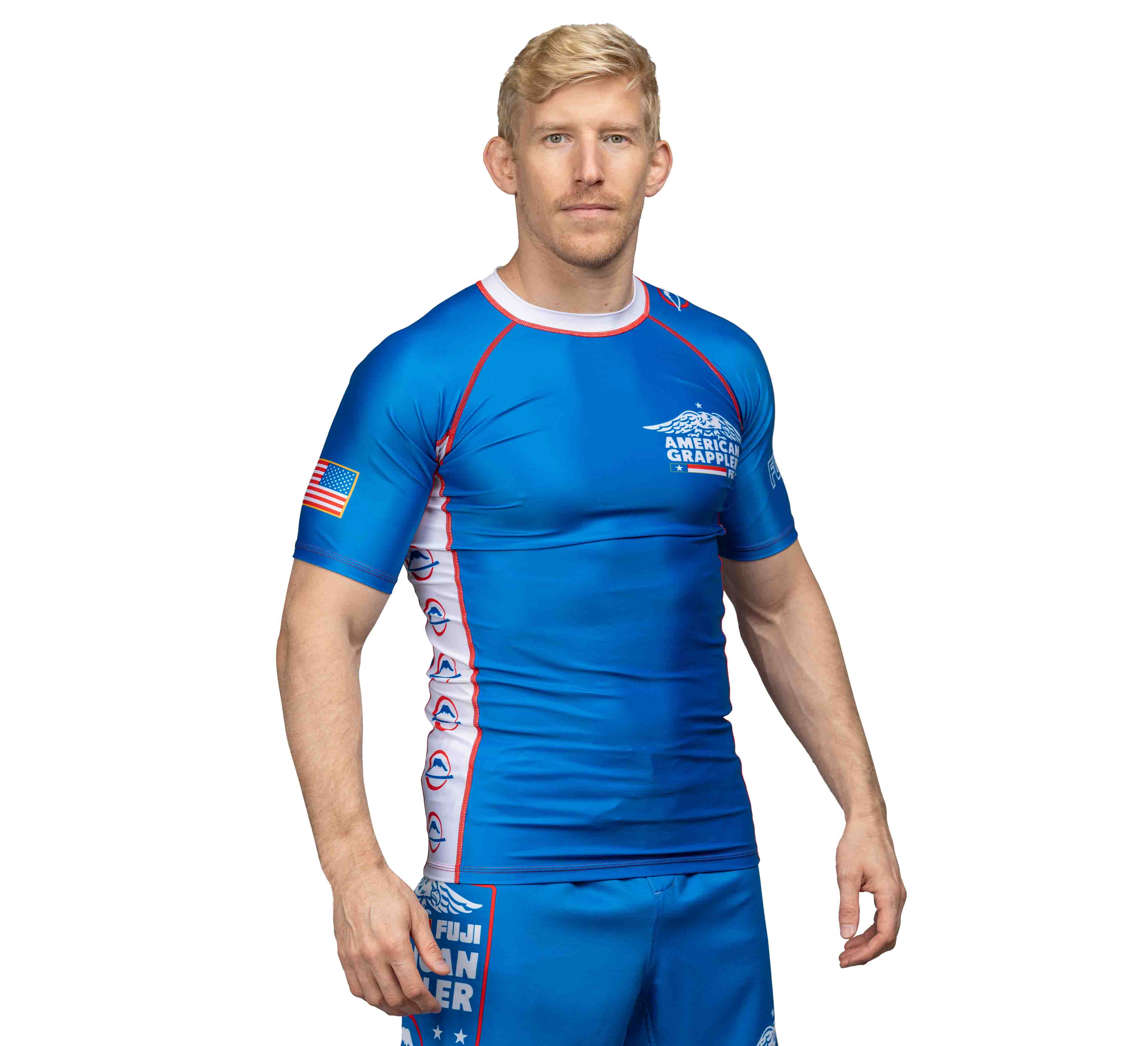 American Grappler Rashguard Blue、mySite、gigharbornorthrealestate