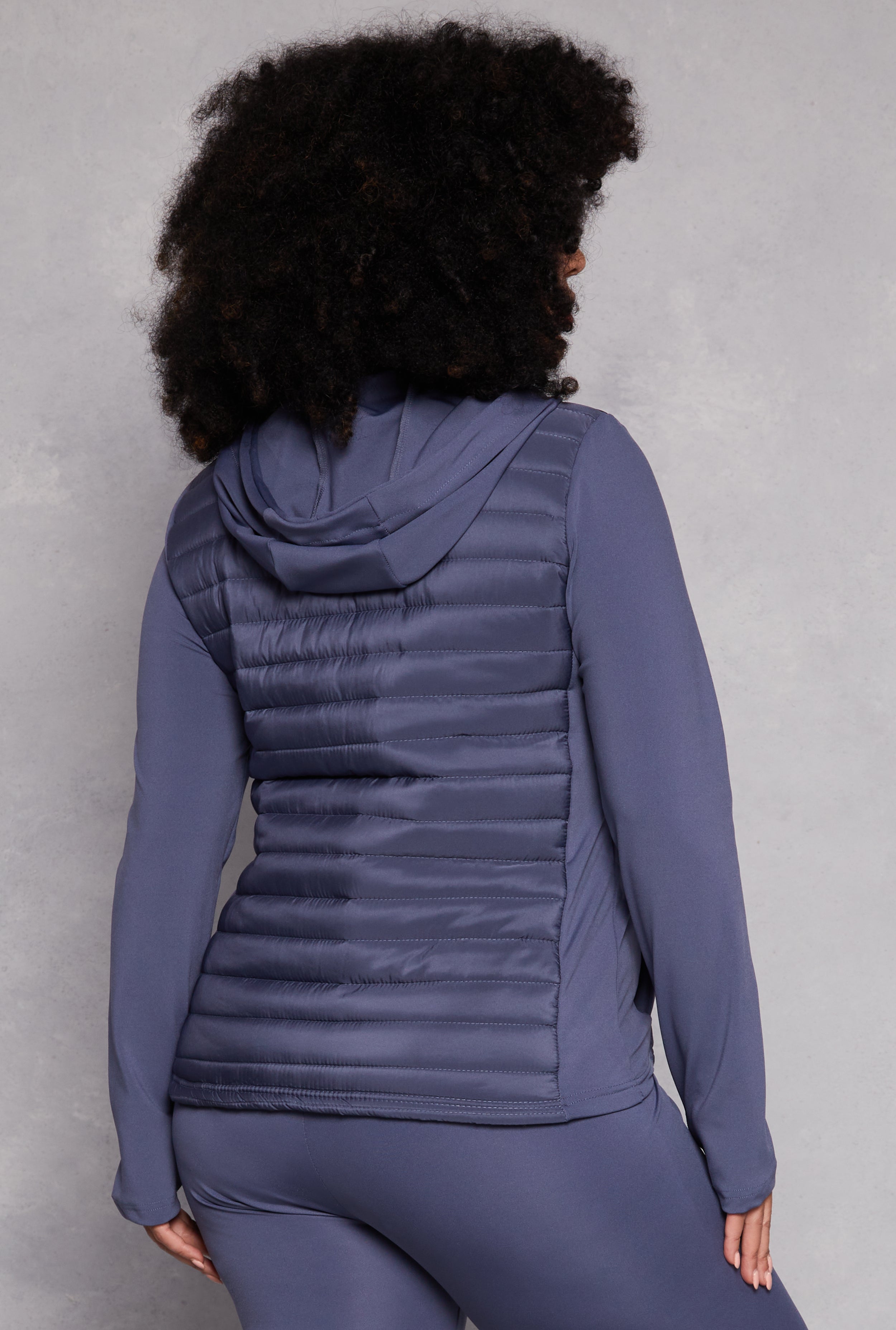 Plus Size Puffer Track Jacket、mySite、camillekostekn