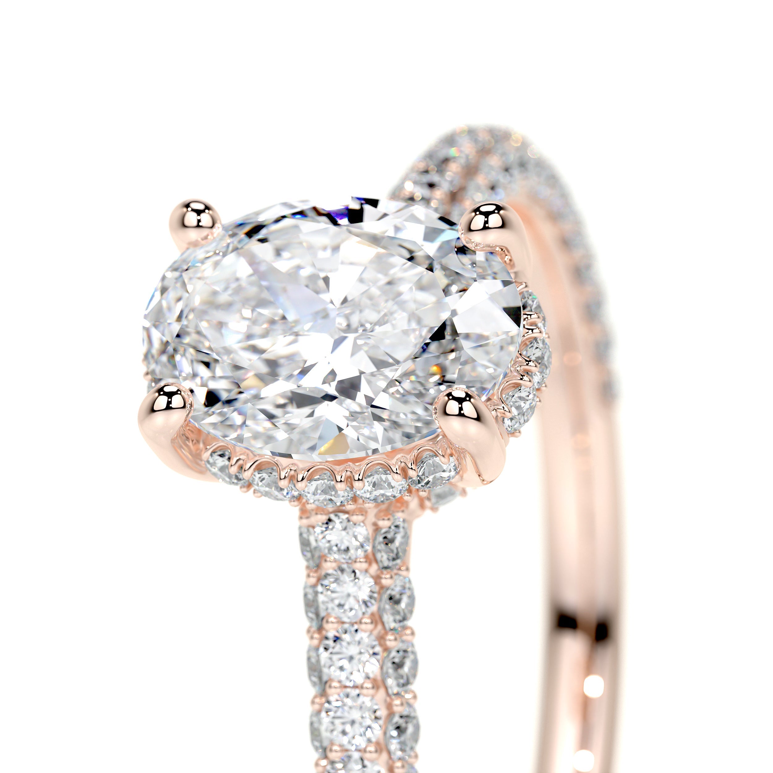 Rebecca Lab Grown Diamond Ring -14K Rose Gold、mySite、hinf8tx79