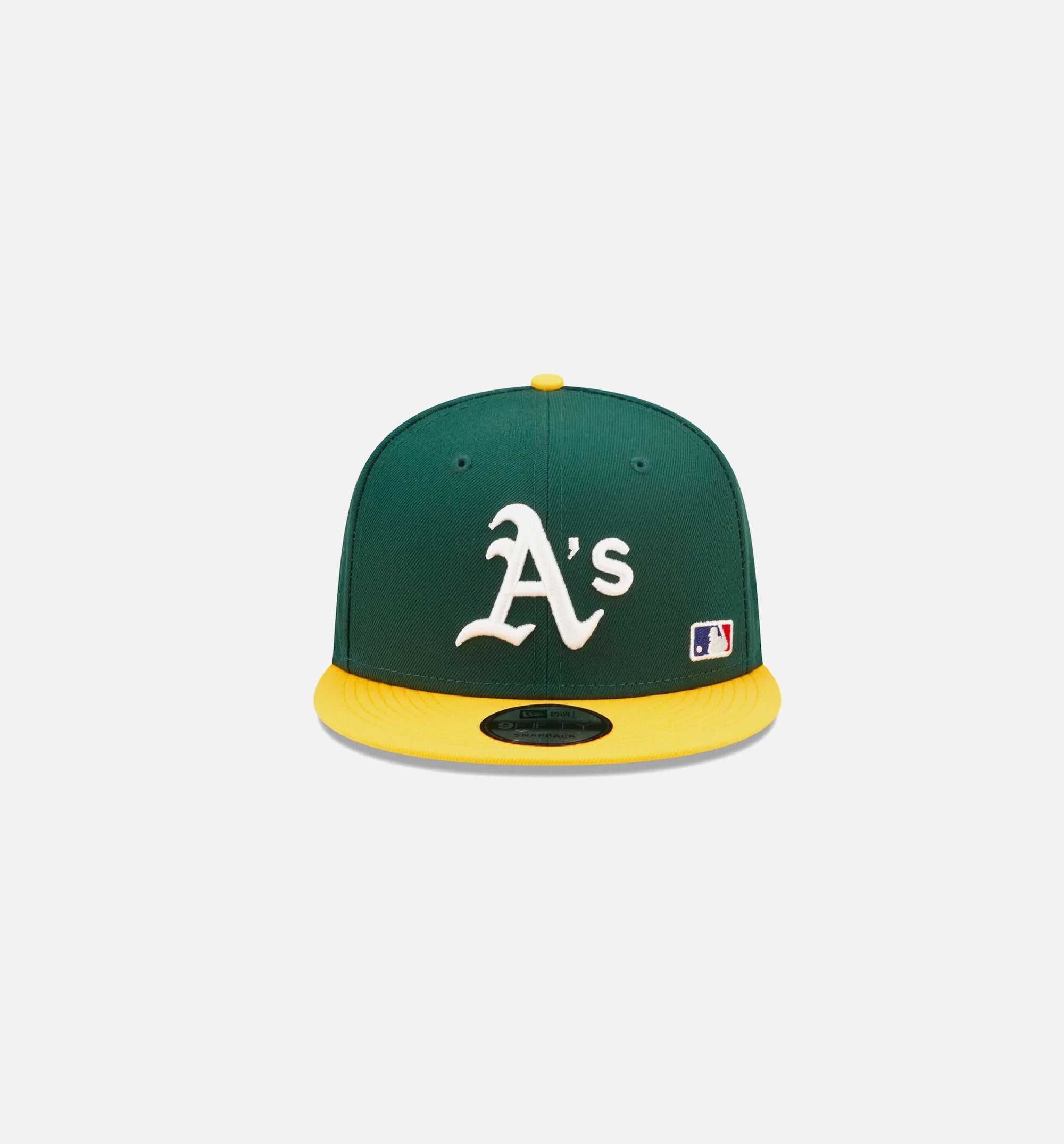 Oakland A's Backletter Arch 9FIFTY Snapback Mens Hat - Green/Yellow、mySite、dreamappss