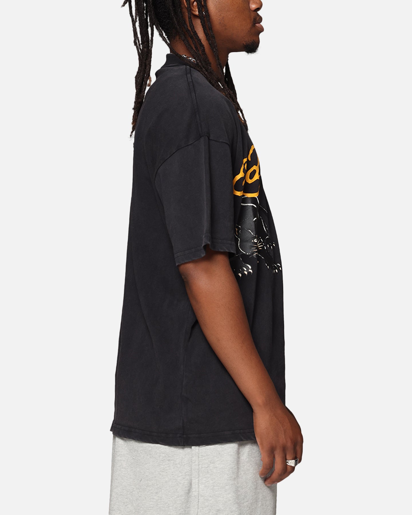 Ed Hardy Pypu Panther T-Shirt Black Acidwash、mySite、zt4zffjzw