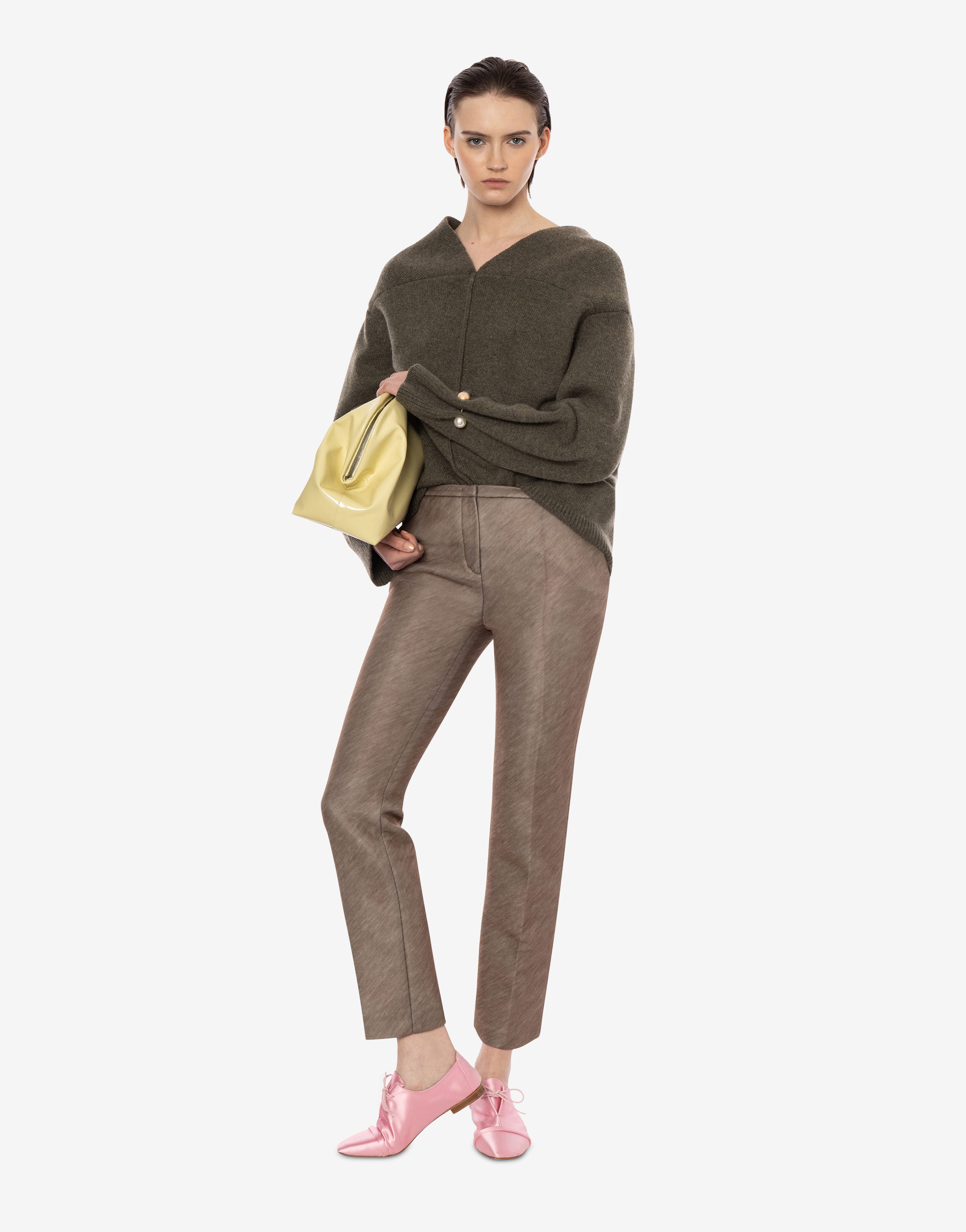 Pantalone dritto in scuba stampata、mySite、aoinhome