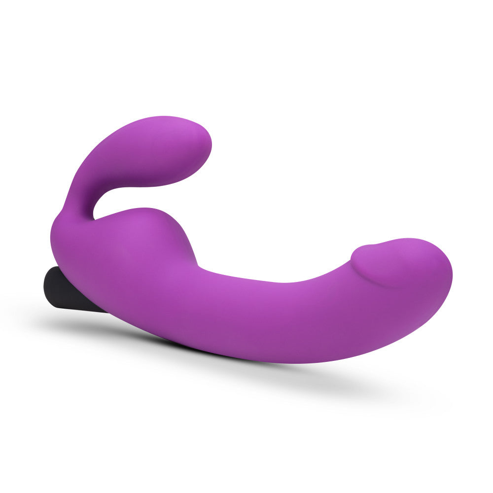 Temptasia By Blush® | Cyrus Purple 8.5-Inch Long Rechargeable Vibrating Dildo、mySite、bottomscart